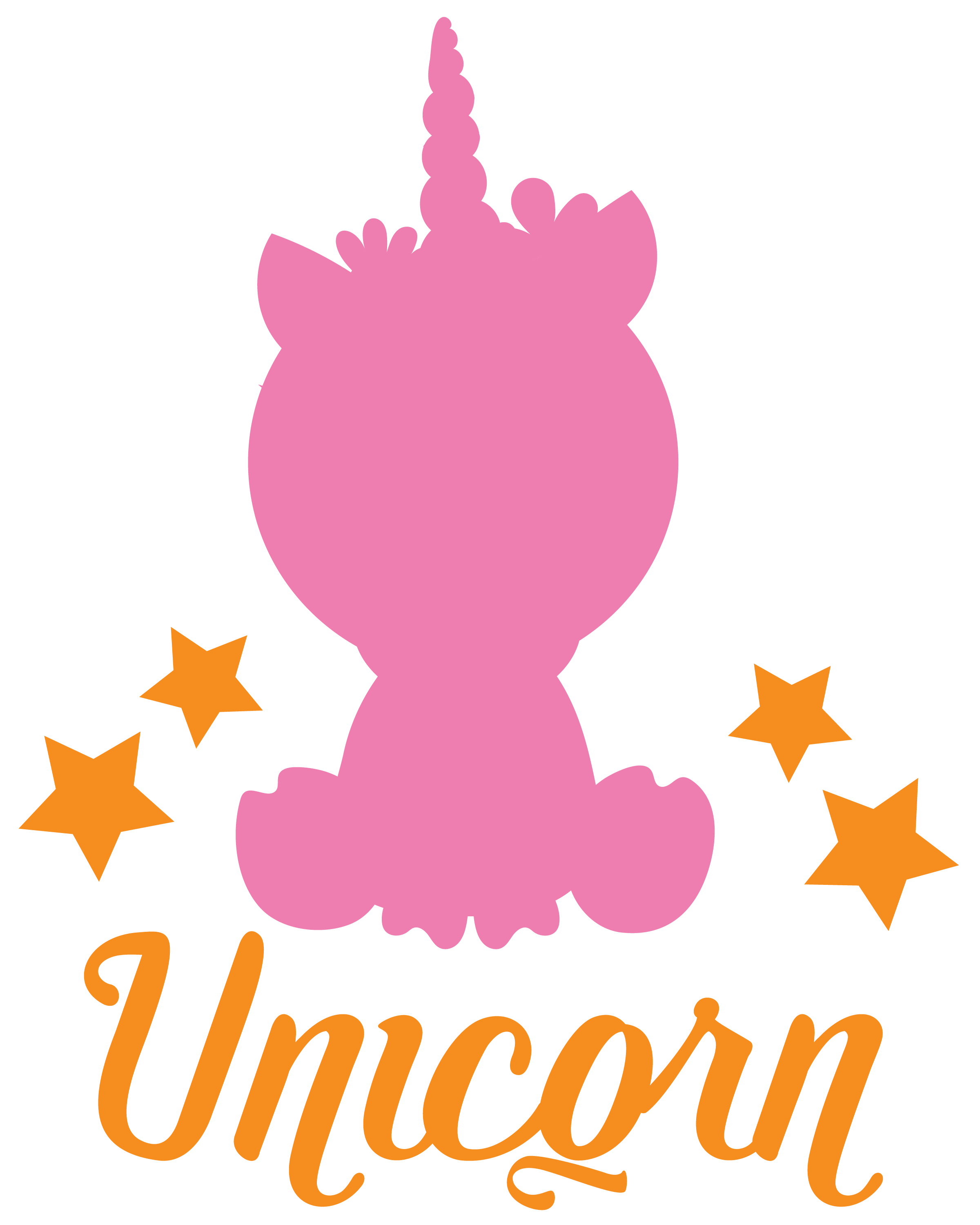Baby Unicorn Svg