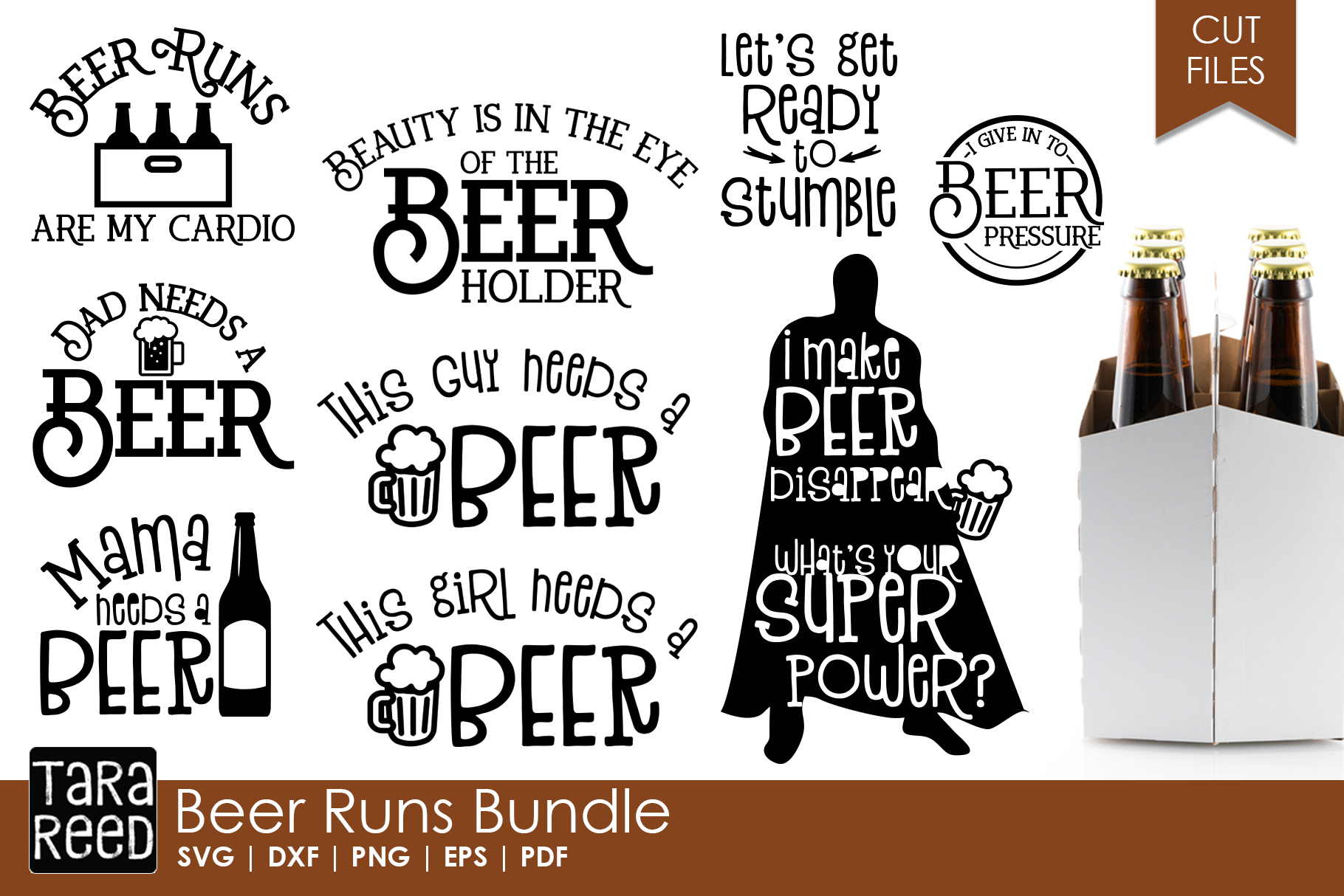 Download Beer Run - Beer SVG and Cut Files for Crafters