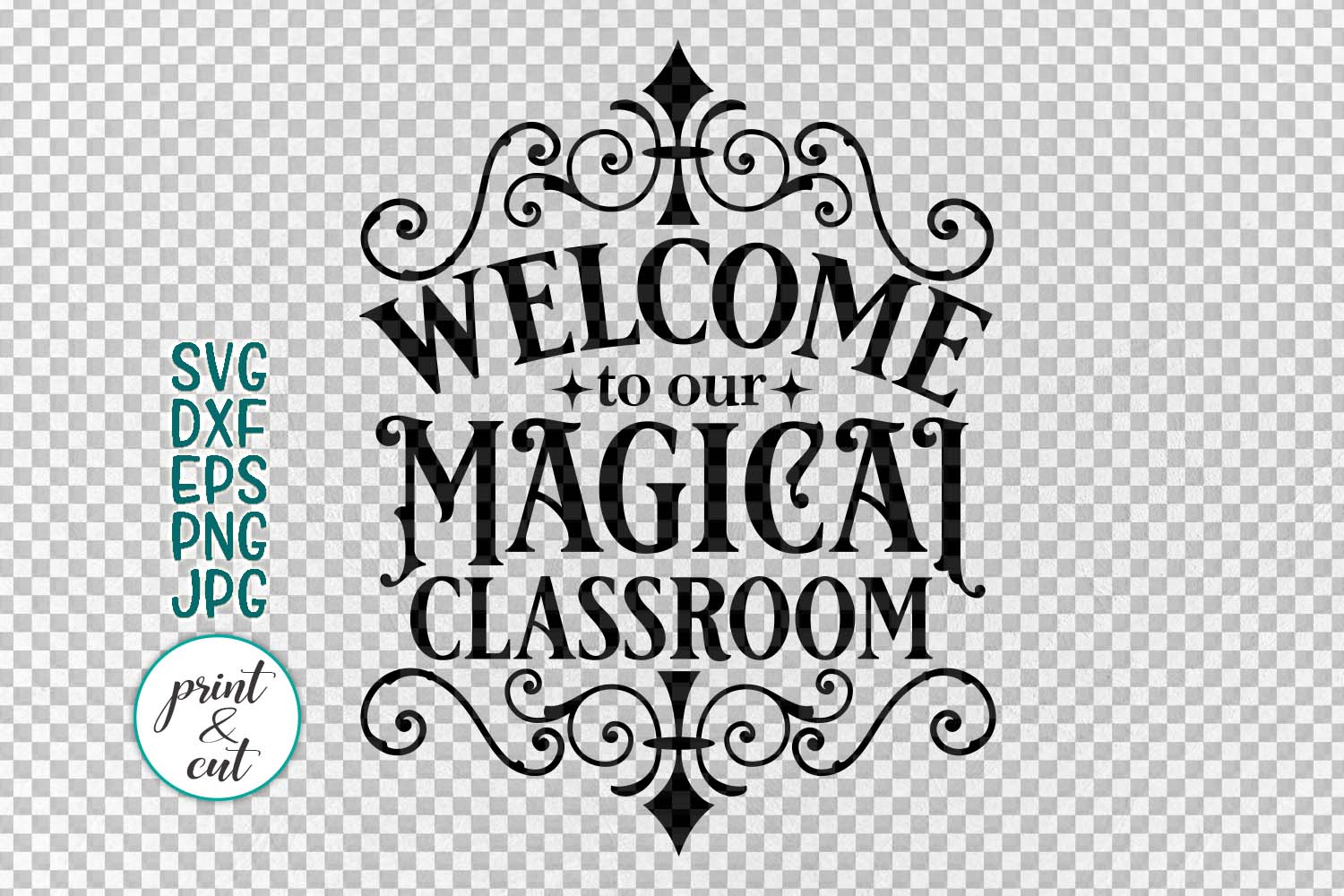 Download Welcome to our Magical Classroom svg dxf cut files ...