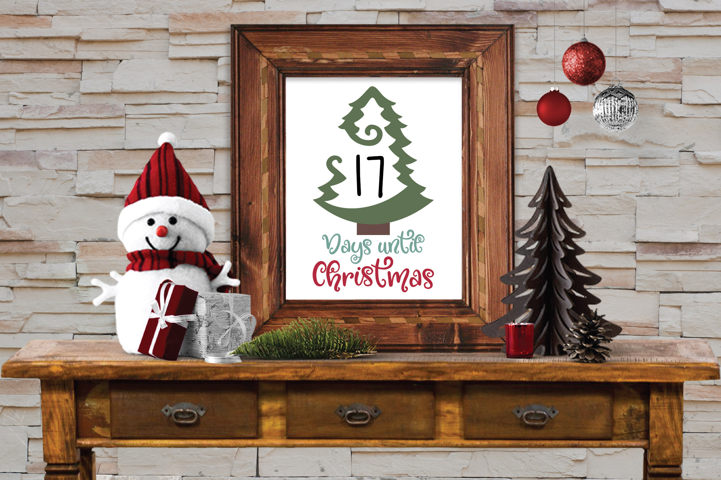 Download Days Until Christmas - Countdown SVG Cut File
