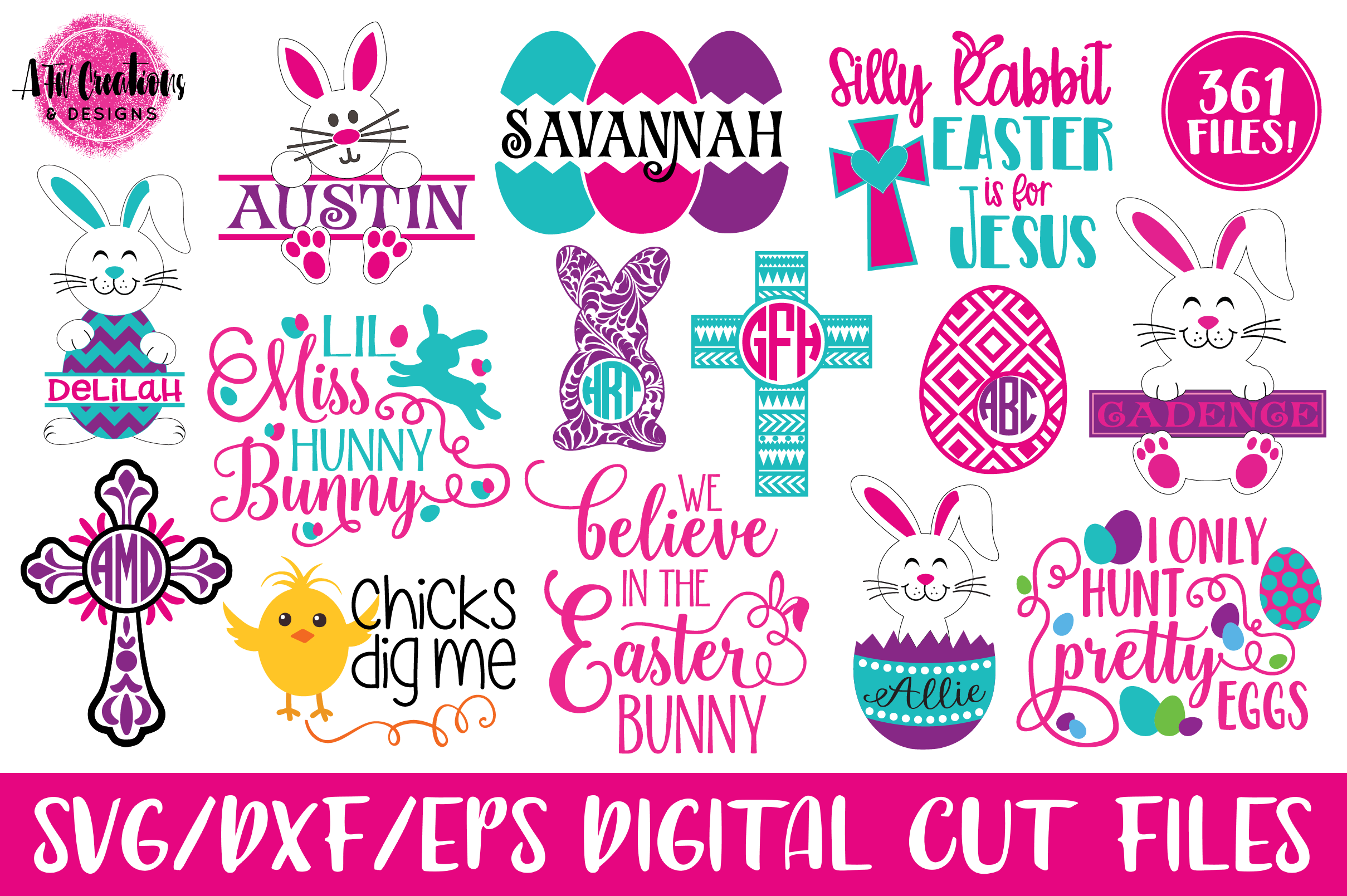 Easter Svg Bundles - 184+ Best Free SVG File