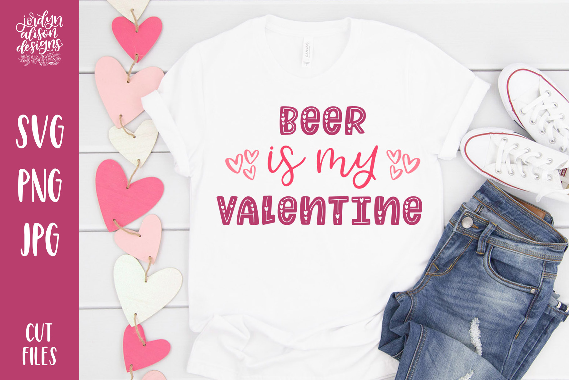 Download Beer is my Valentine, Funny SVG Cut File