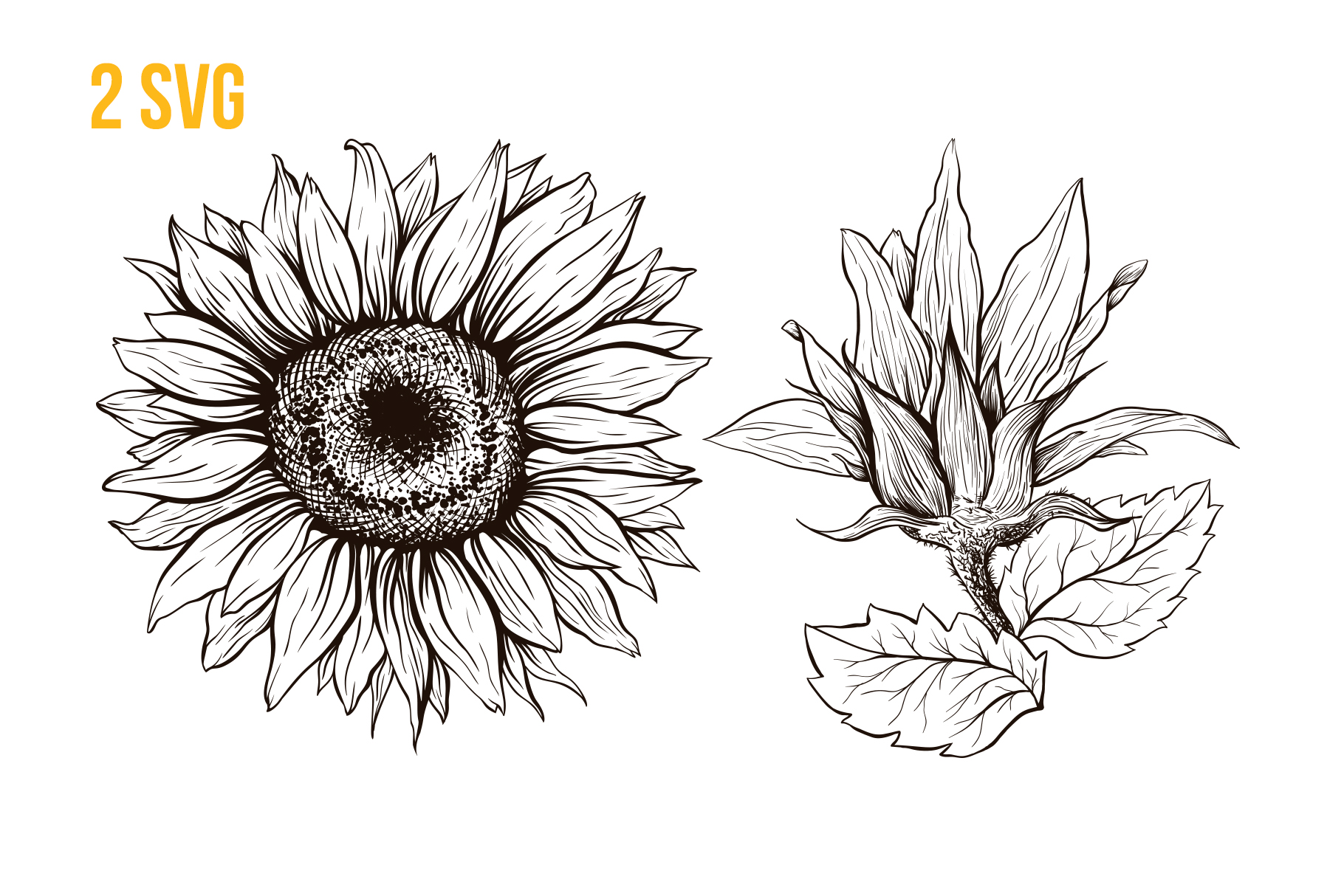 Free Free Sunflower One Svg 308 SVG PNG EPS DXF File