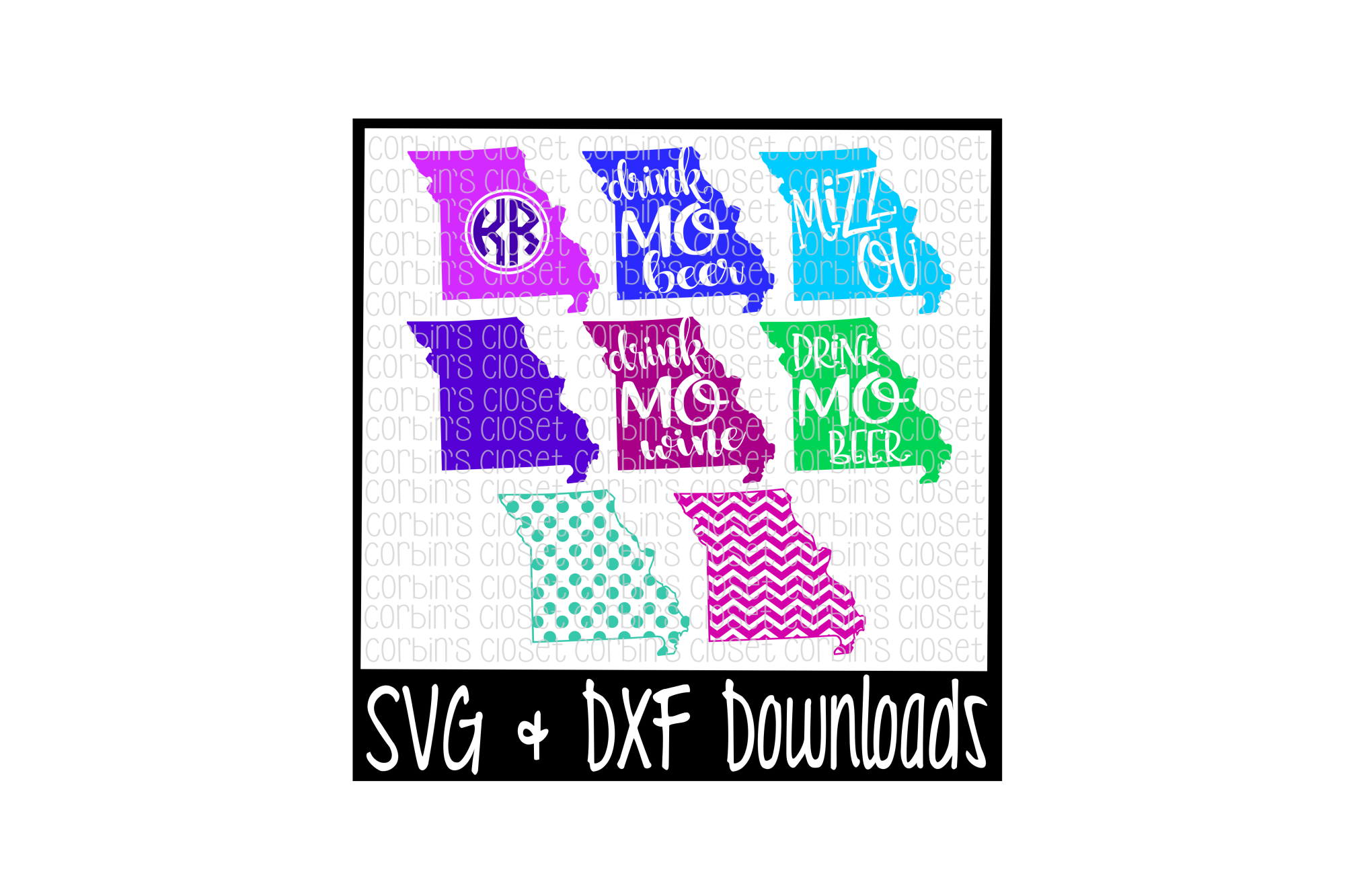 Download Missouri SVG * Missouri Monogram SVG Cut File (14204) | SVGs | Design Bundles