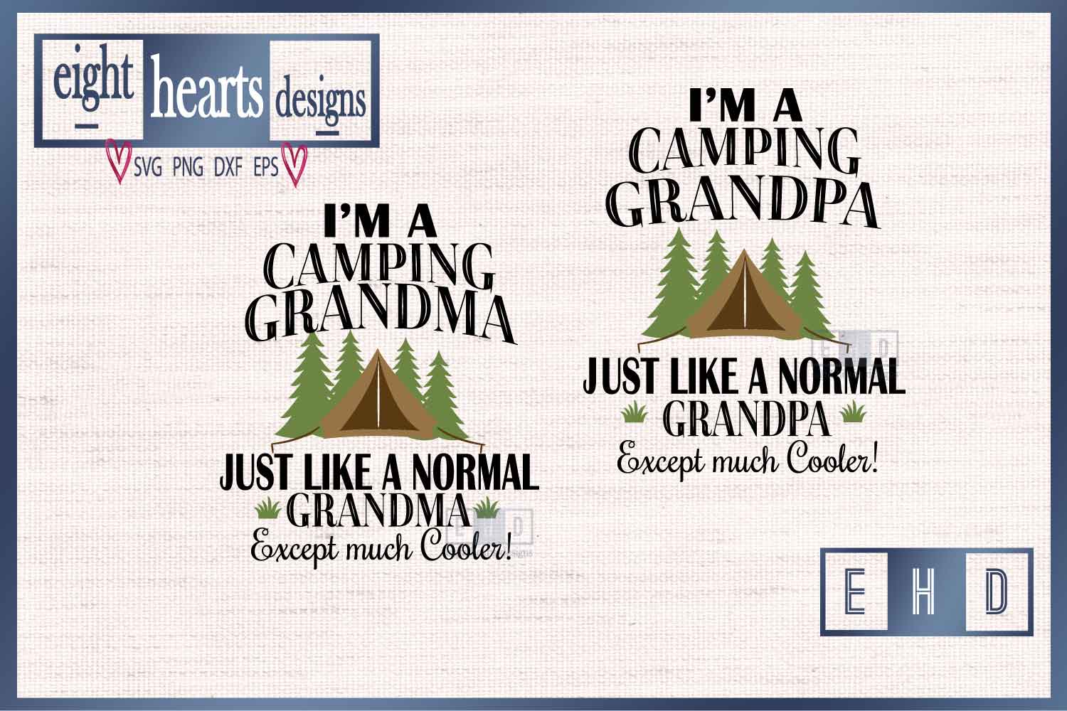 Download Camping Grandma, Grandpa SVG PNG EPS DXF - Great quality ...