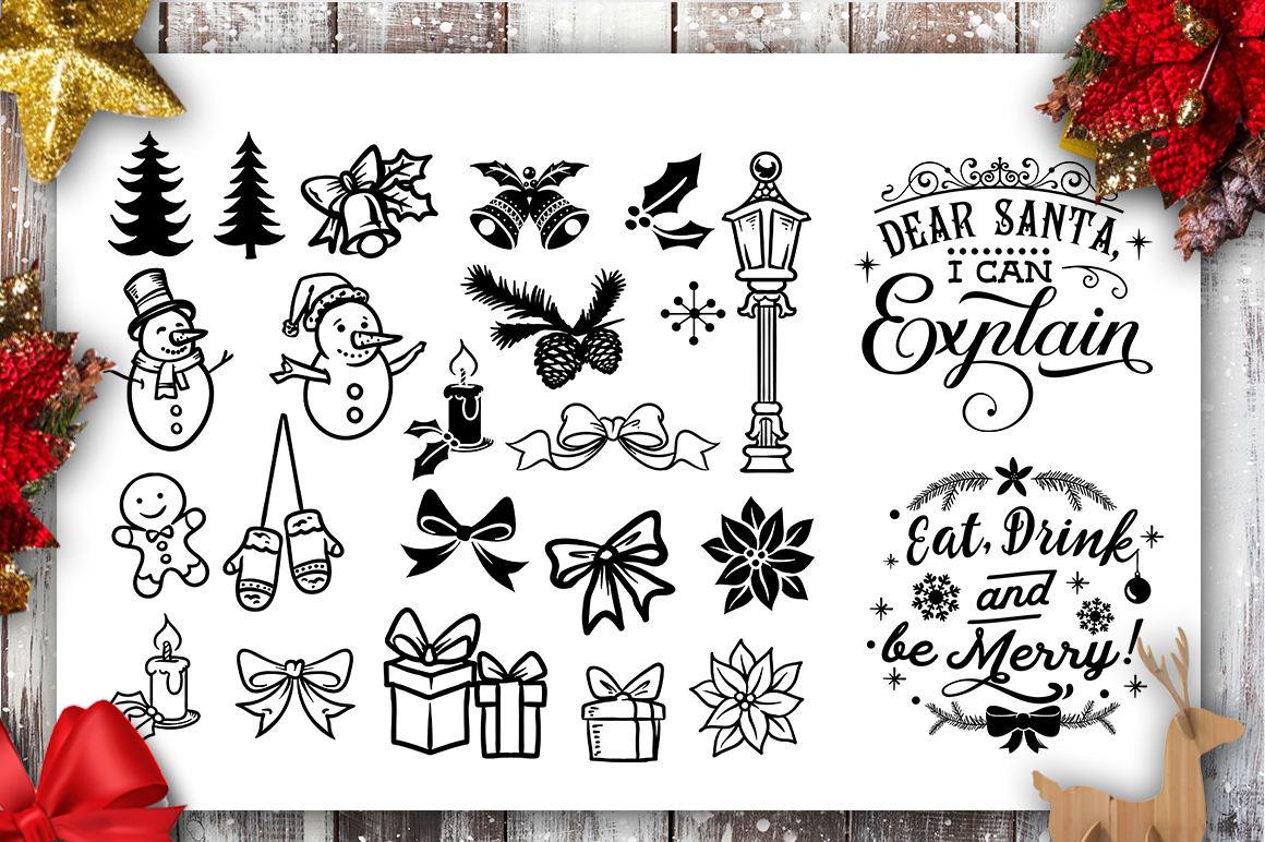 Download Christmas Bundle SVG bundle 40 designs Winter SVG