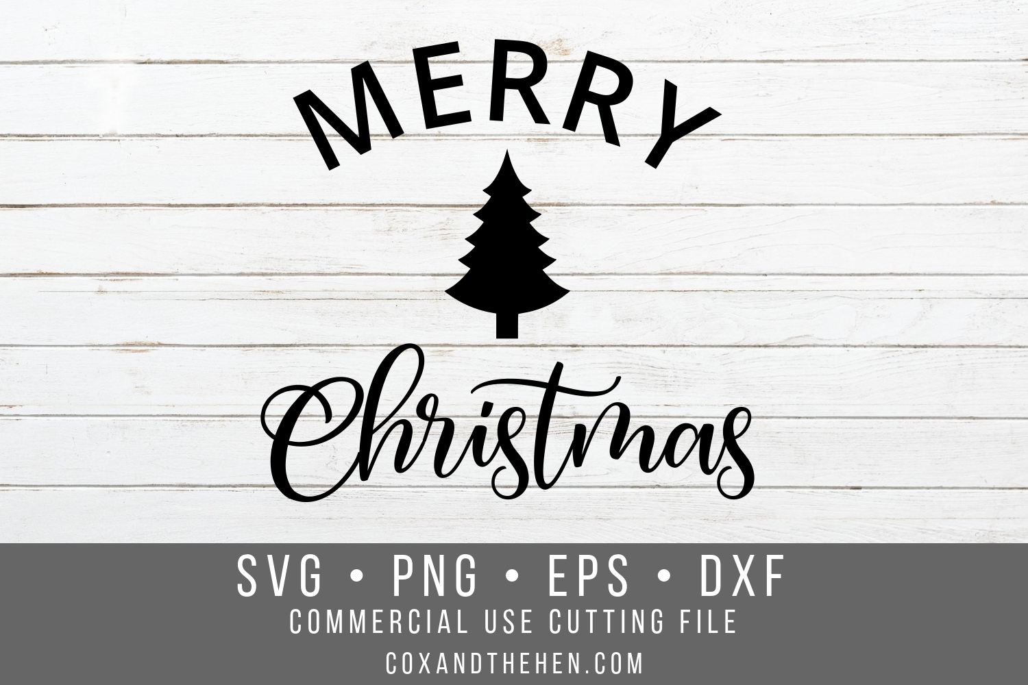 Download Merry Christmas Wood Sign Stencil SVG