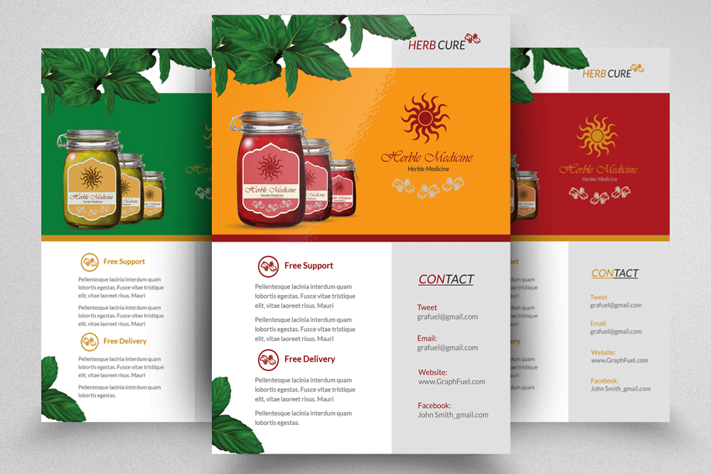 Herbal/Green Product Promo Flyer