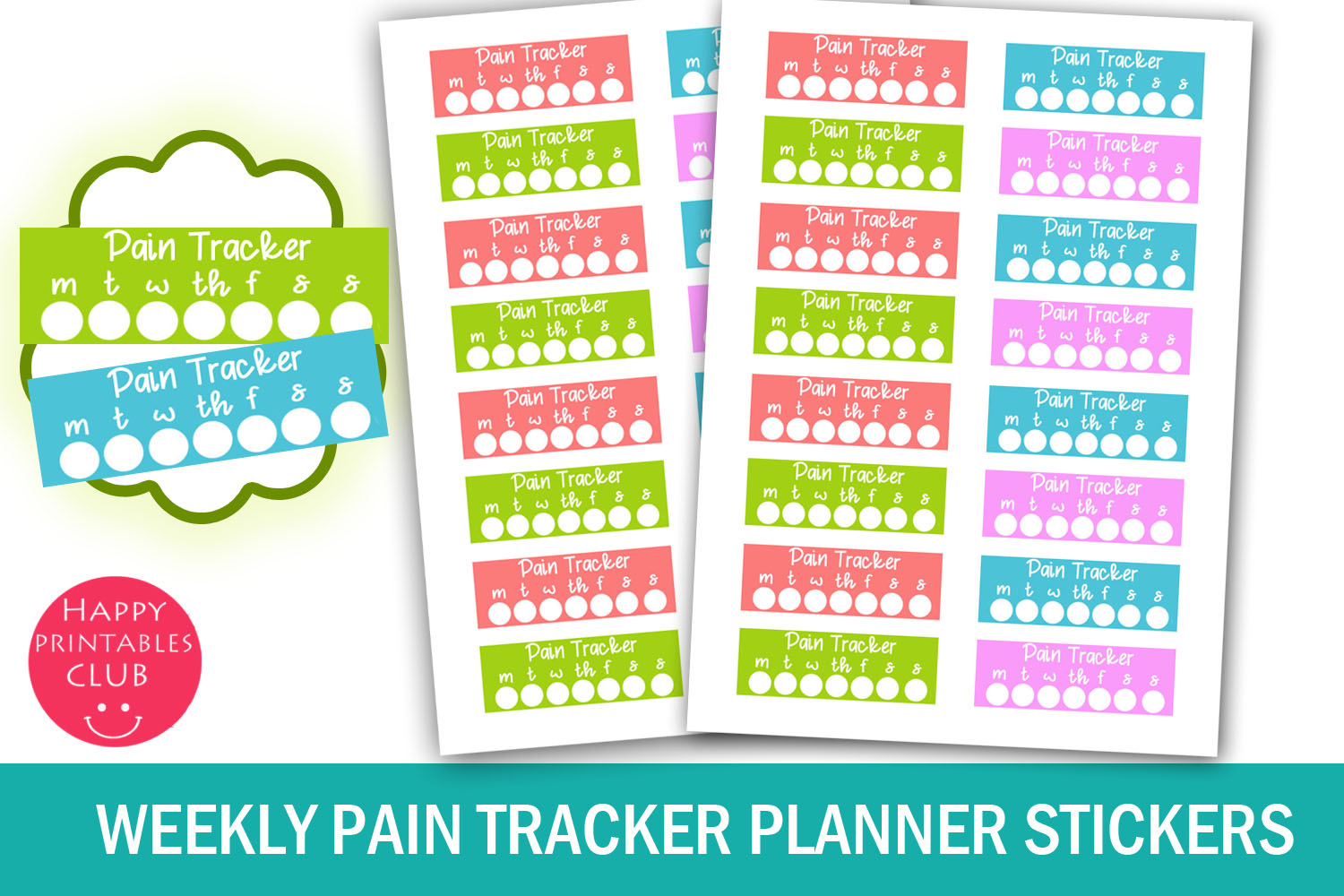 Pain Tracker Planner Stickers Pain TrackerHealth Planner (252548