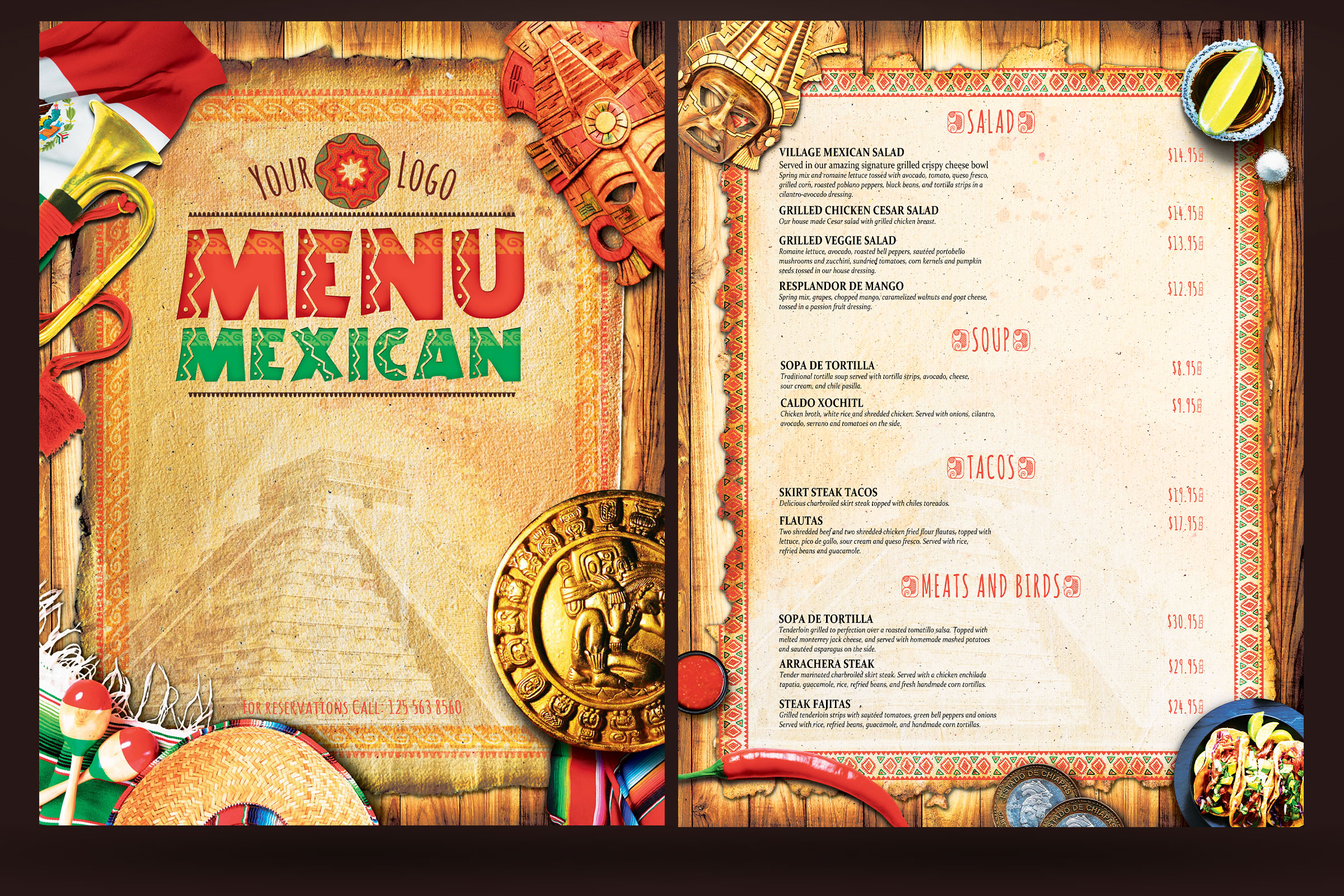 Mexican Menu 251057 Flyers Design Bundles