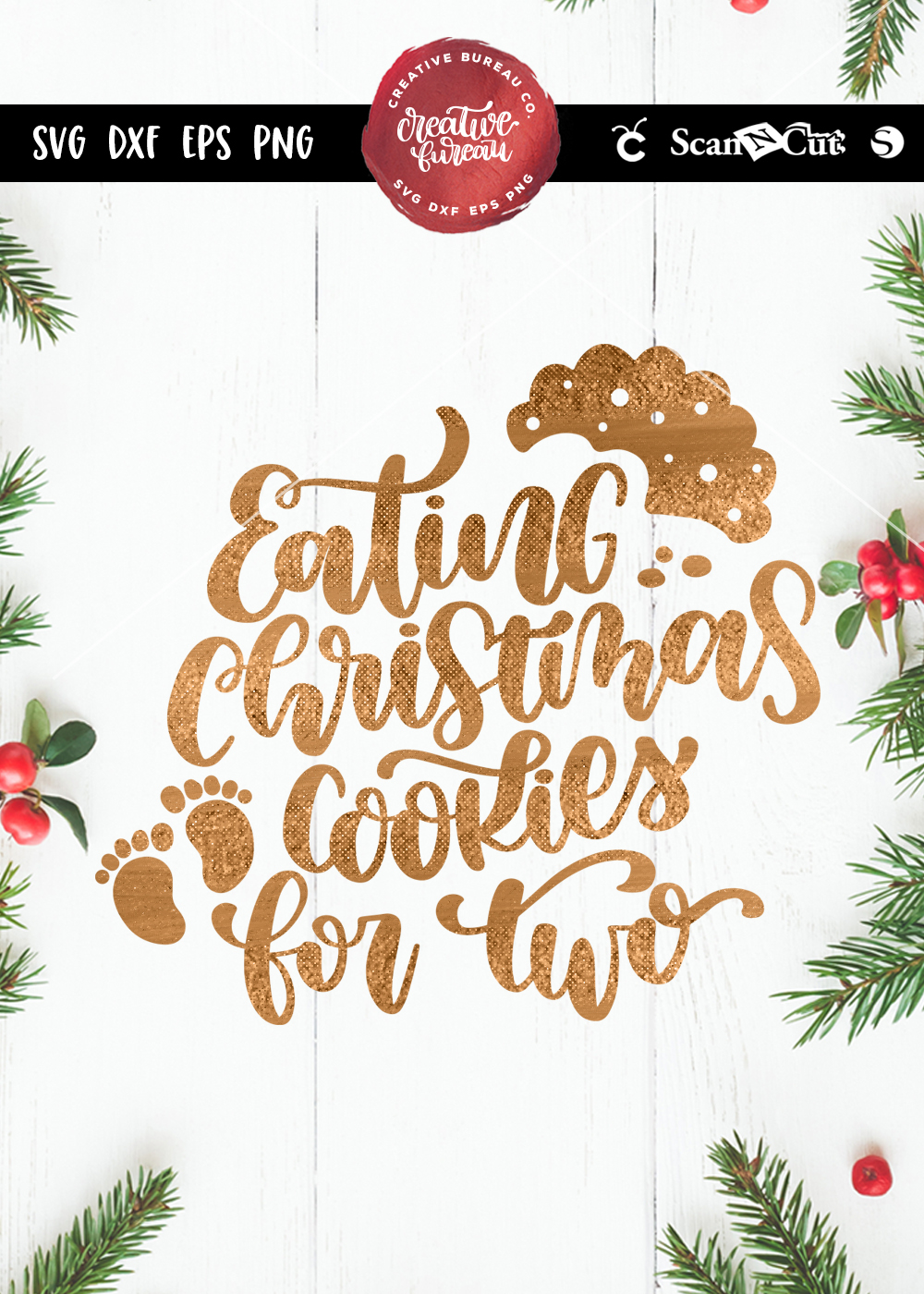 Download Eating Christmas Cookies For Two SVG, Christmas SVG DXF ...