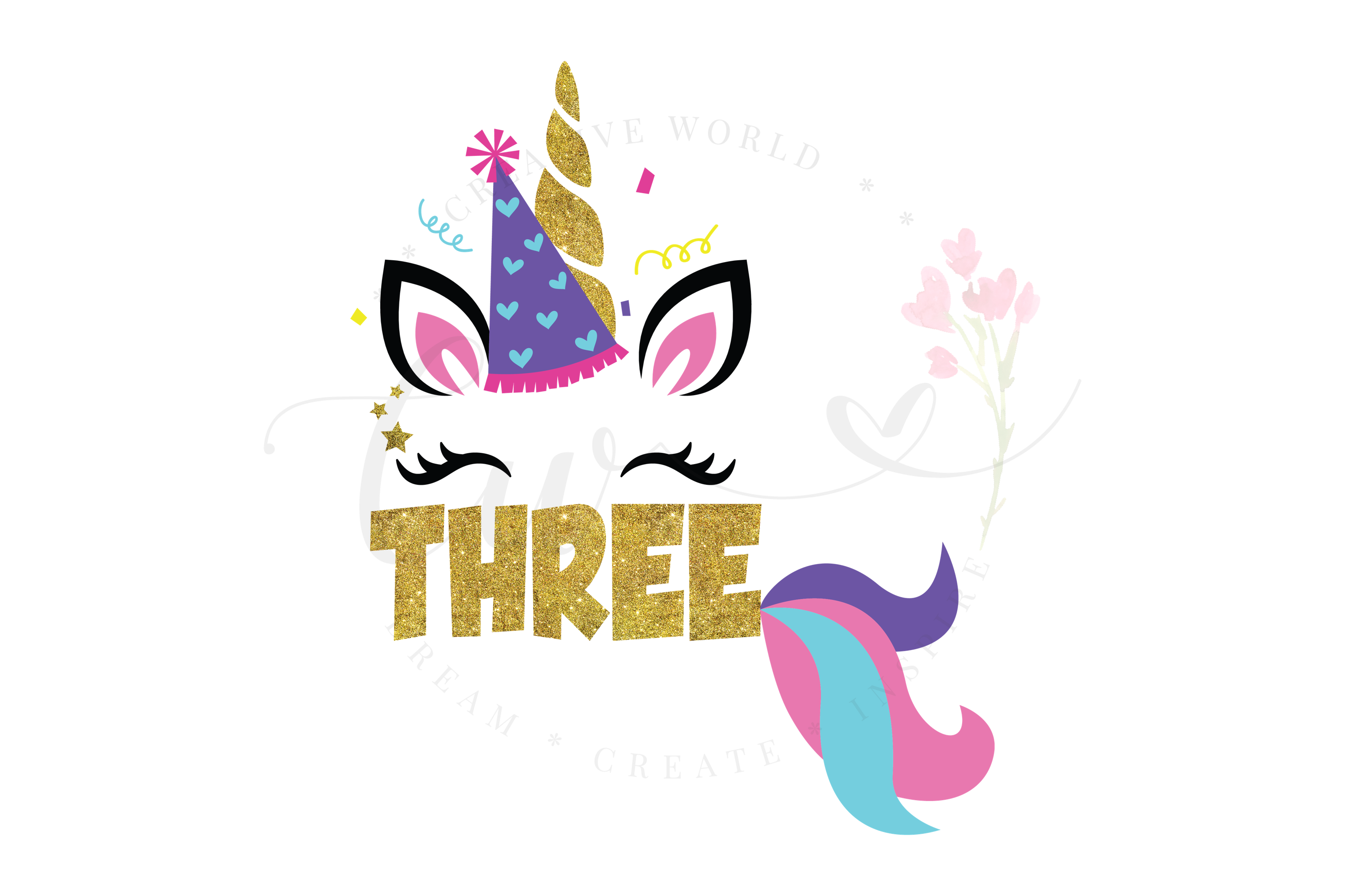 Download Birthday Girl Unicorn Svg