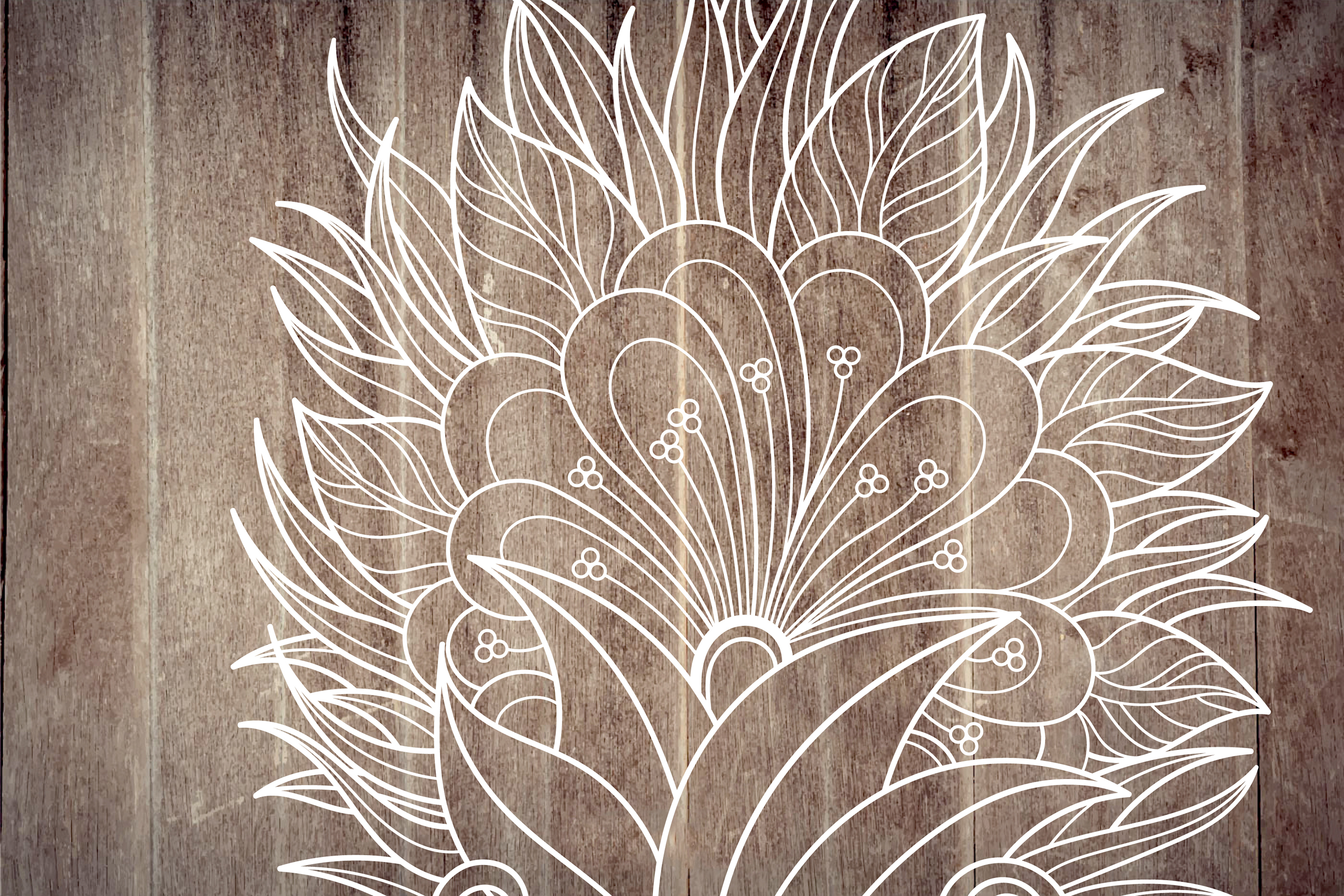 Download Zentangle Flowers | SVG files