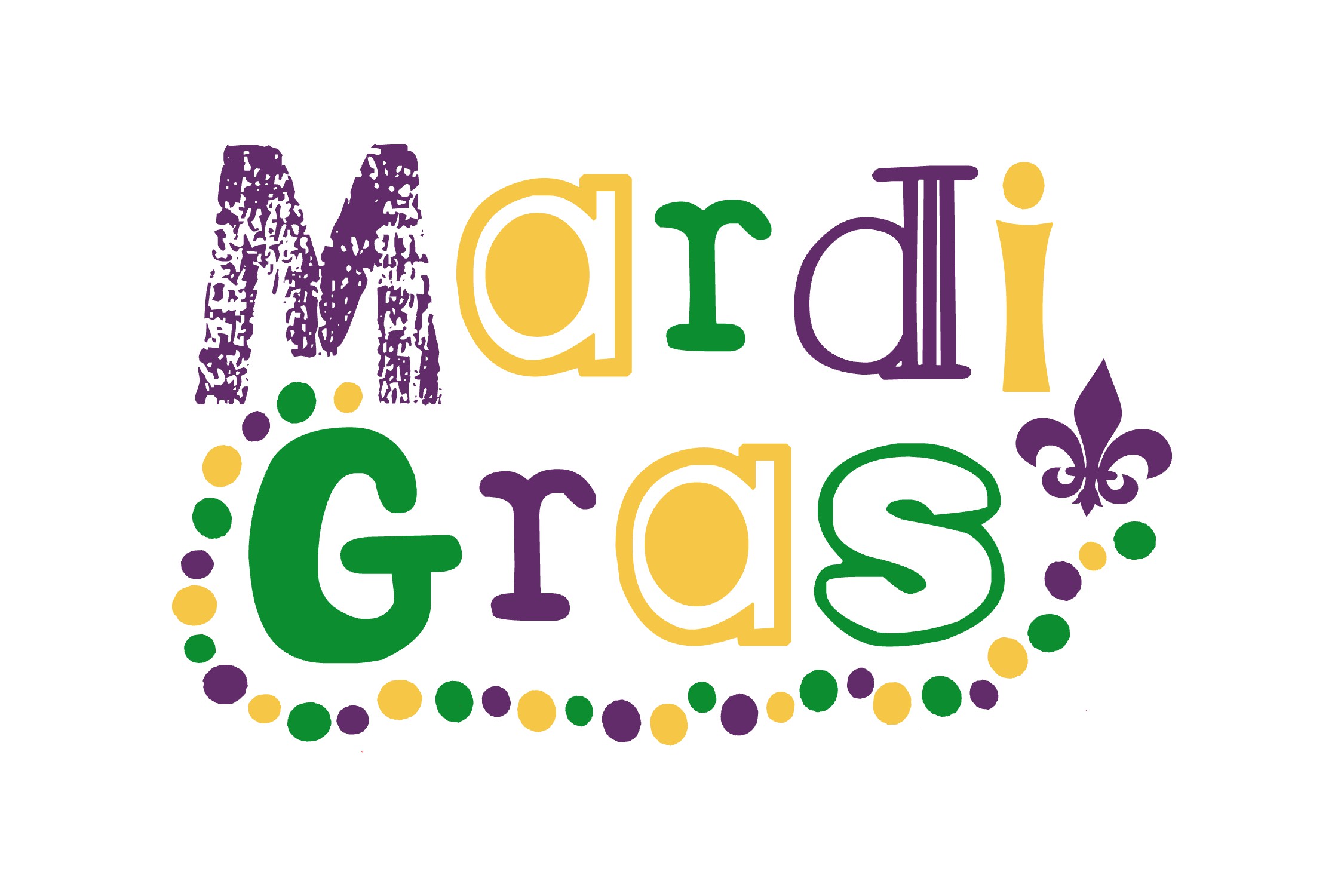 mardi gras fleur de lis svg