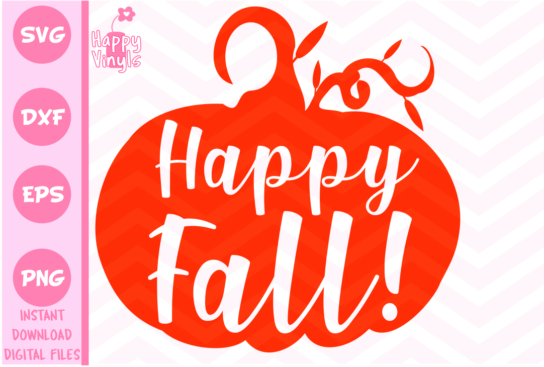 Download Fall SVG Happy Fall SVG Pumpkin SVG