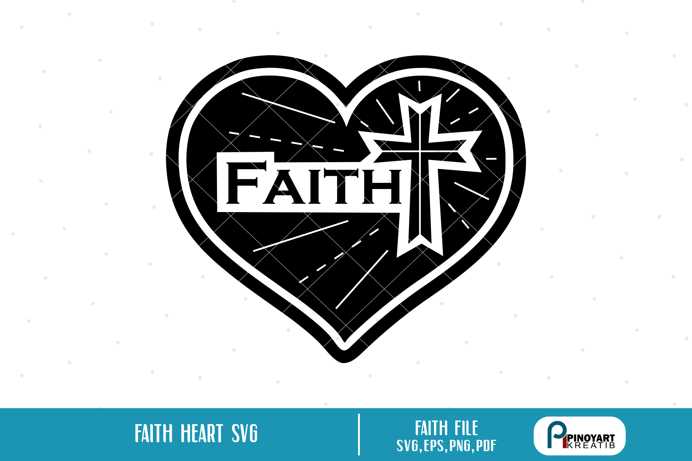 Download Faith SVG File, Faith Heart SVG, Heart SVG (138790) | SVGs ...