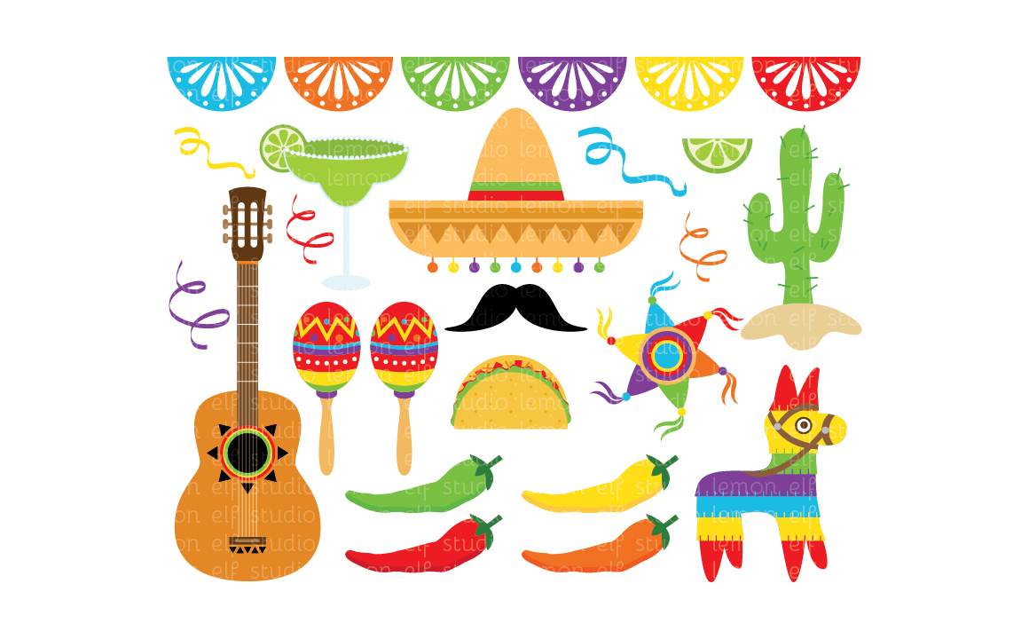 Fiesta Fun-Digital Clipart (LES.CL30A)