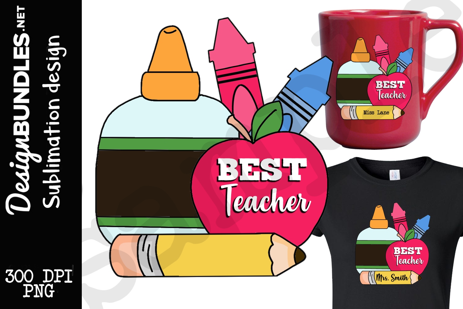 Download Best Teacher Sublimation Design
