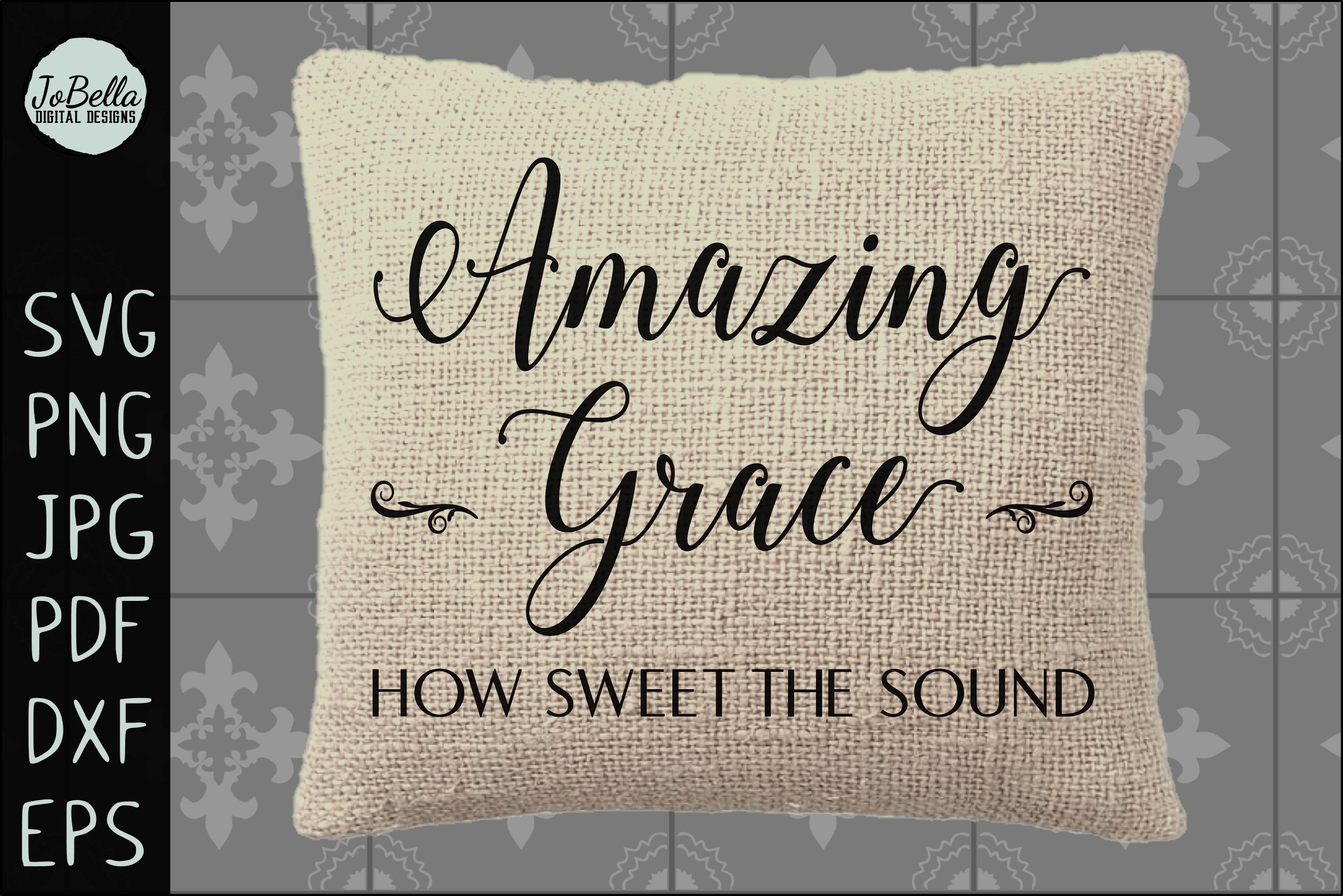 Amazing Grace SVG, Sublimation & Printable Christian Design