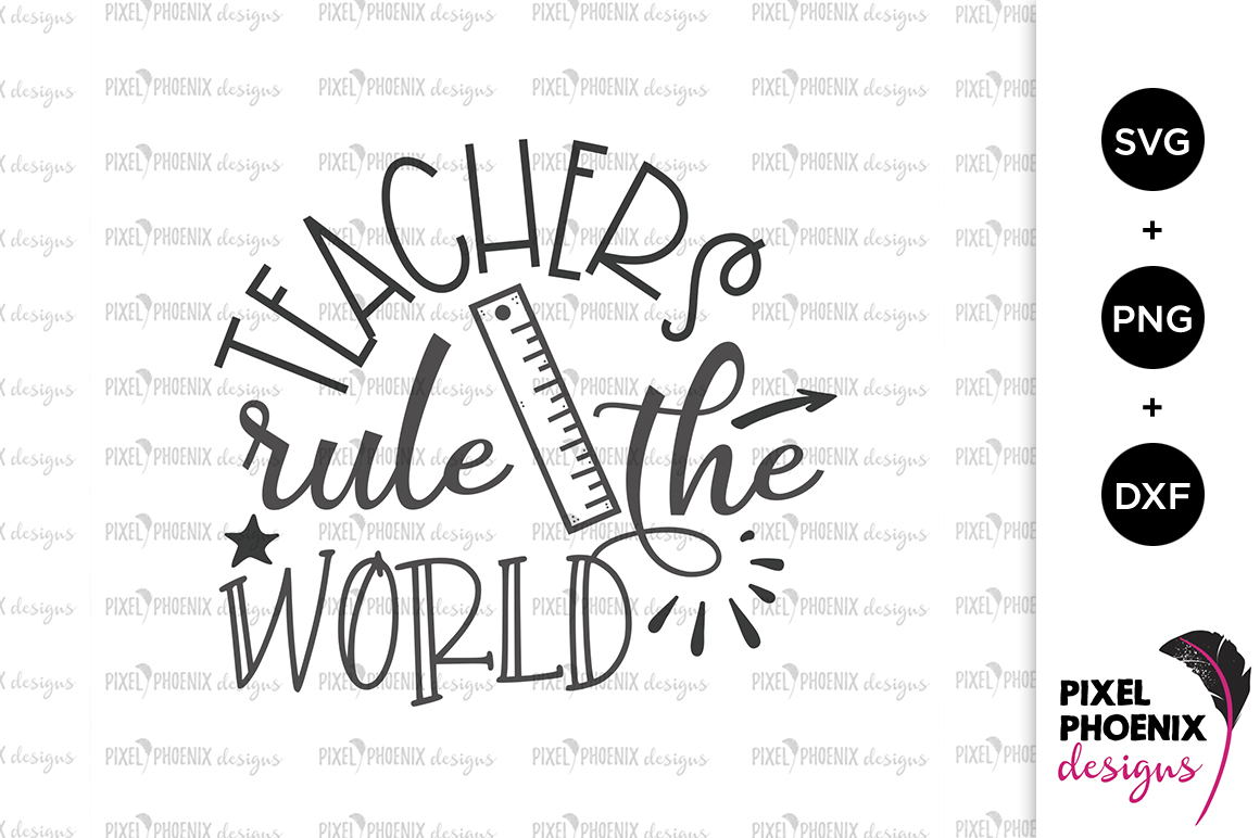 Download Teachers Rule the World SVG