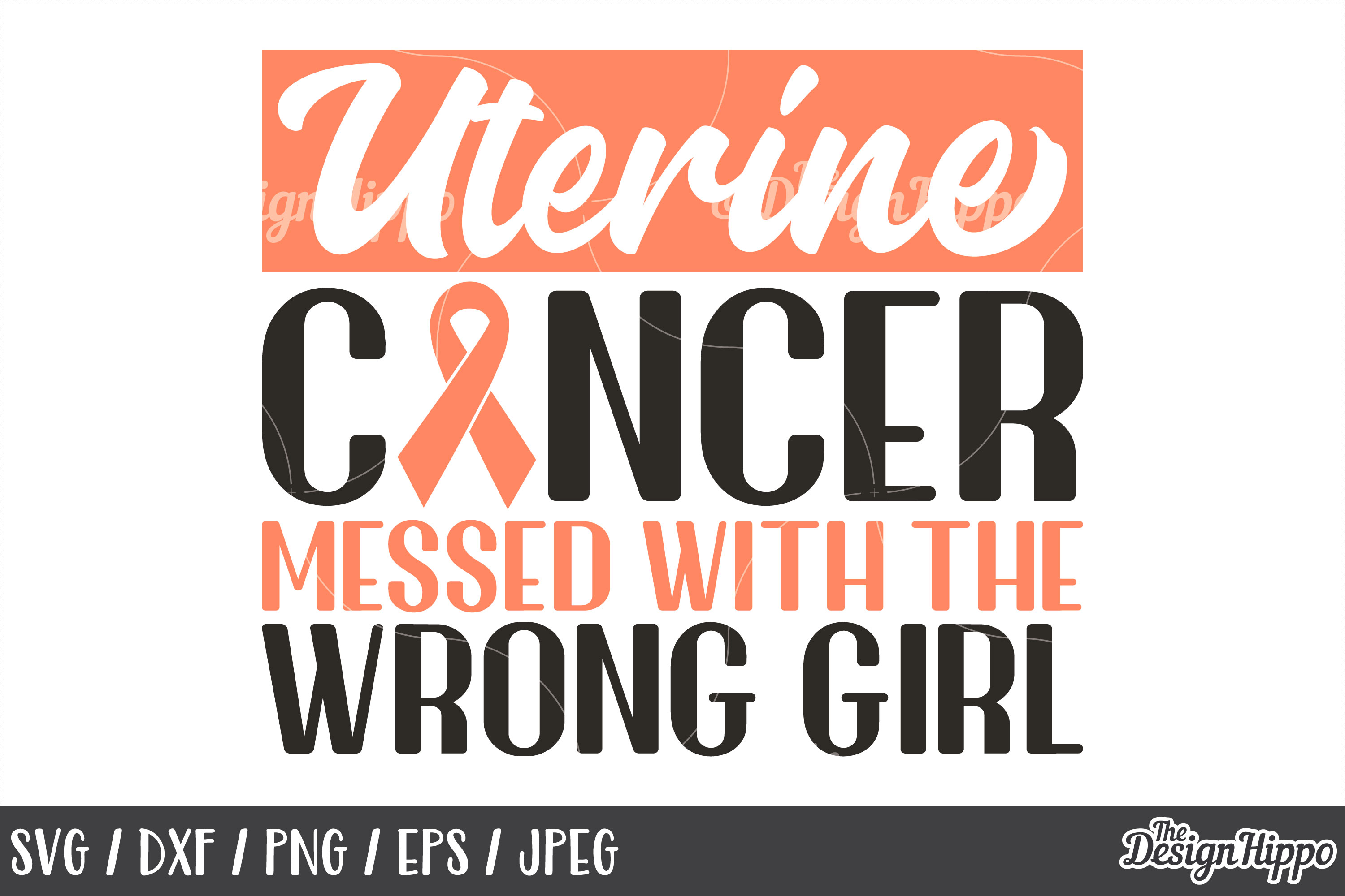 I Wear Peach For My Mom - Uterine Cancer Awareness T-Shirt, Unisex Gift For Women & Men (Black, 2XL) 1 thumbnail image