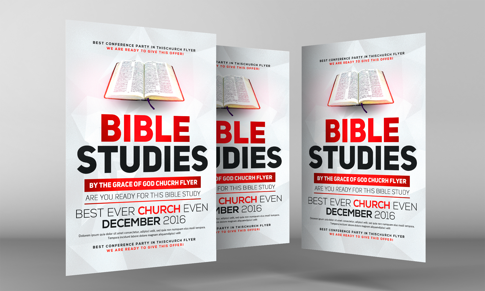 Bible Study Flyer Template