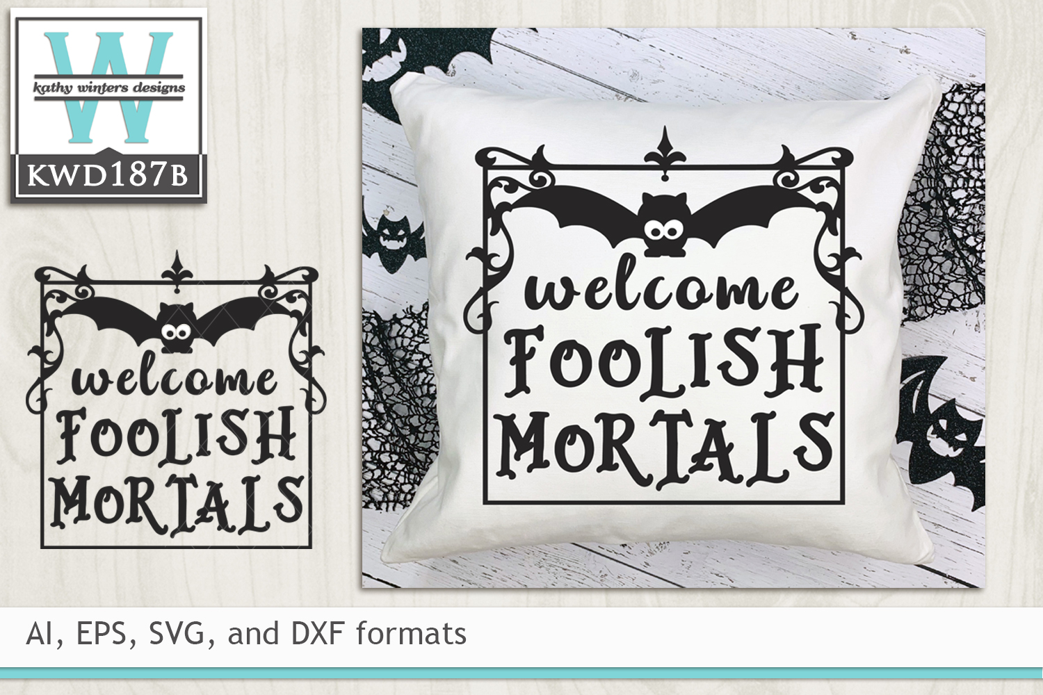 Download Halloween SVG - Welcome Foolish Mortals