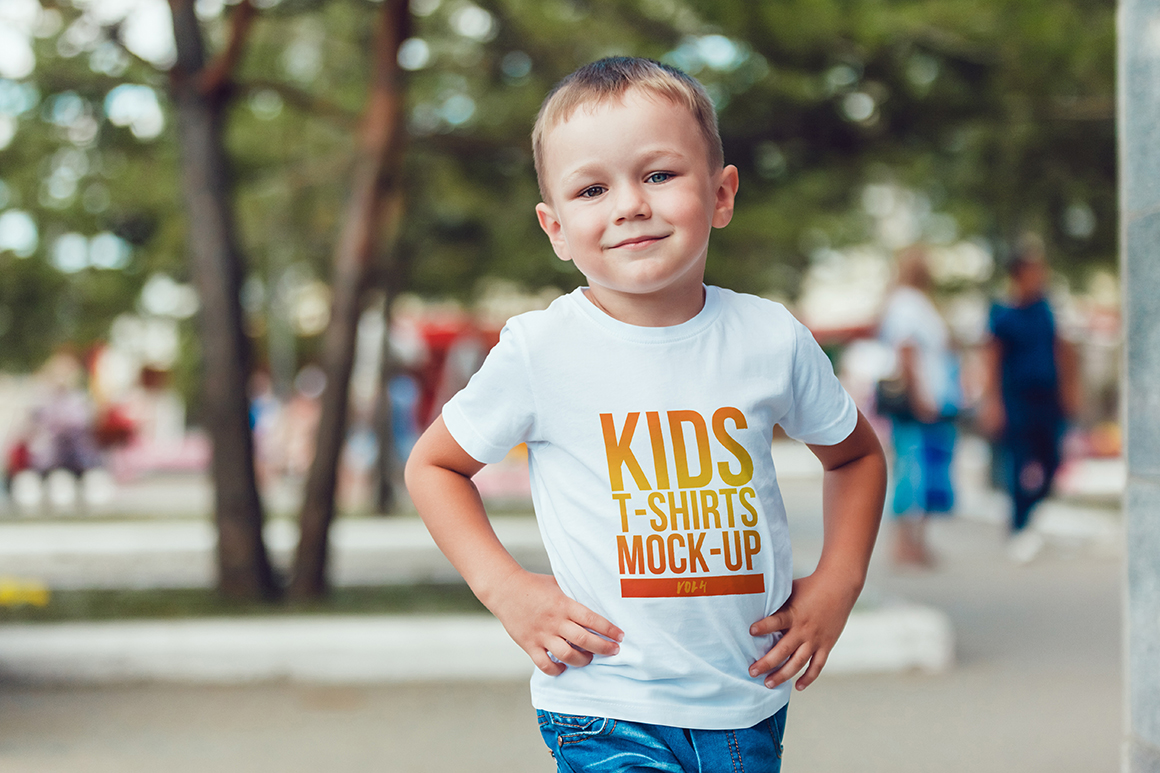 Download Kids T-Shirt Mock-Up Vol. 4