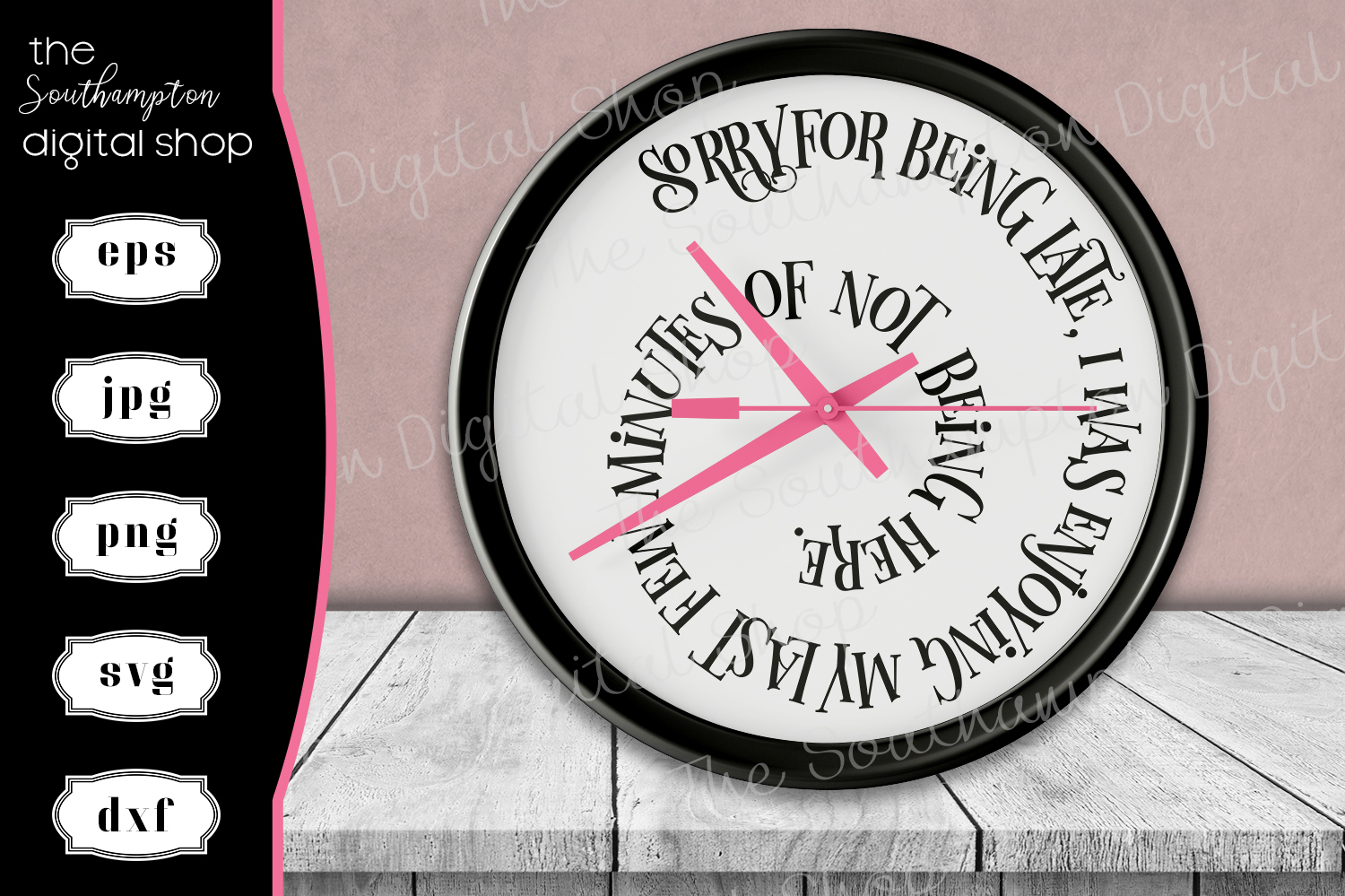 Funny Clock Face SVG Cut File Design (186481) | SVGs | Design Bundles