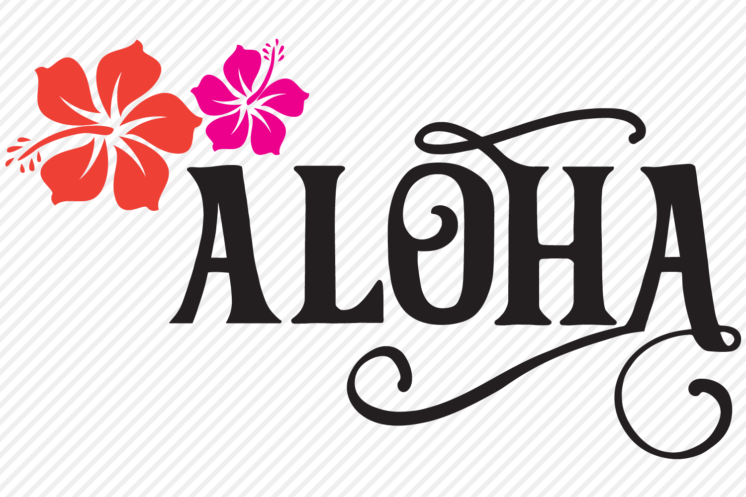Download Aloha SVG, Cut File, Summer Vacation Shirt Design