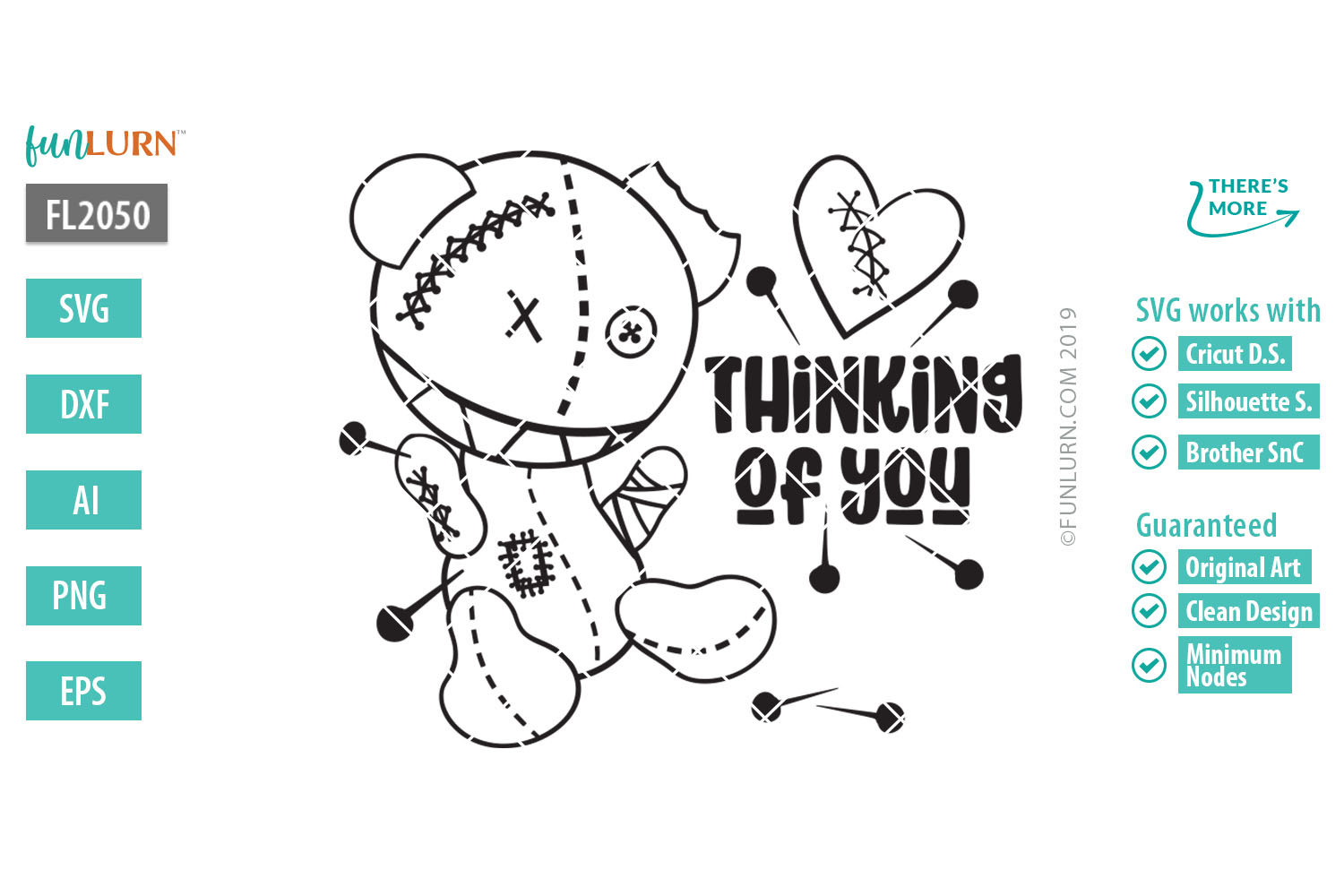 Thinking of You SVG Cut File