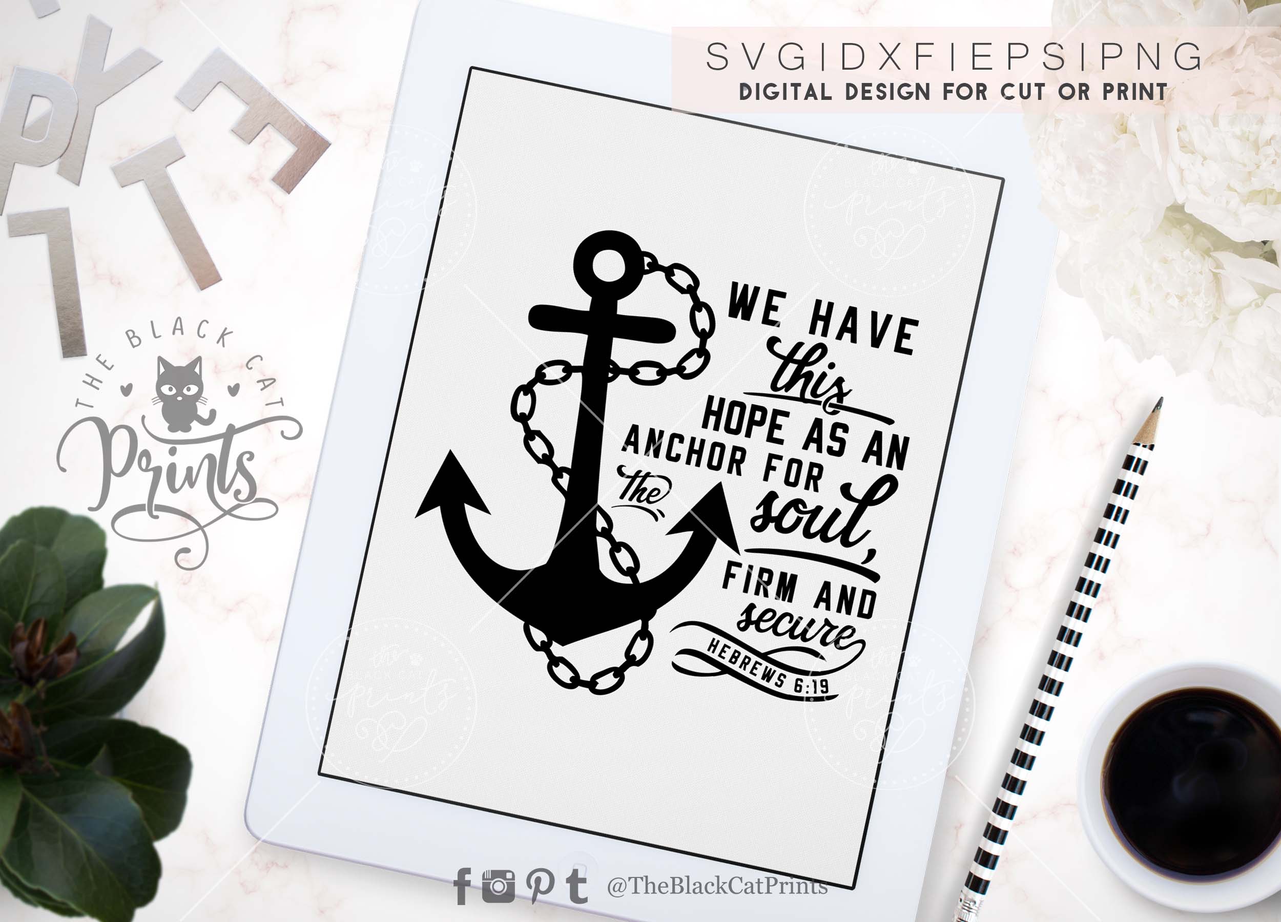 Download Hope an Anchor for the soul - Hebrews 6 19 SVG PNG EPS DXF ...