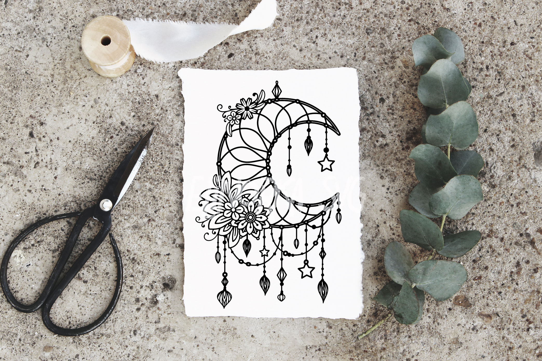 Free Free 87 Moon Dreamcatcher Svg Free SVG PNG EPS DXF File
