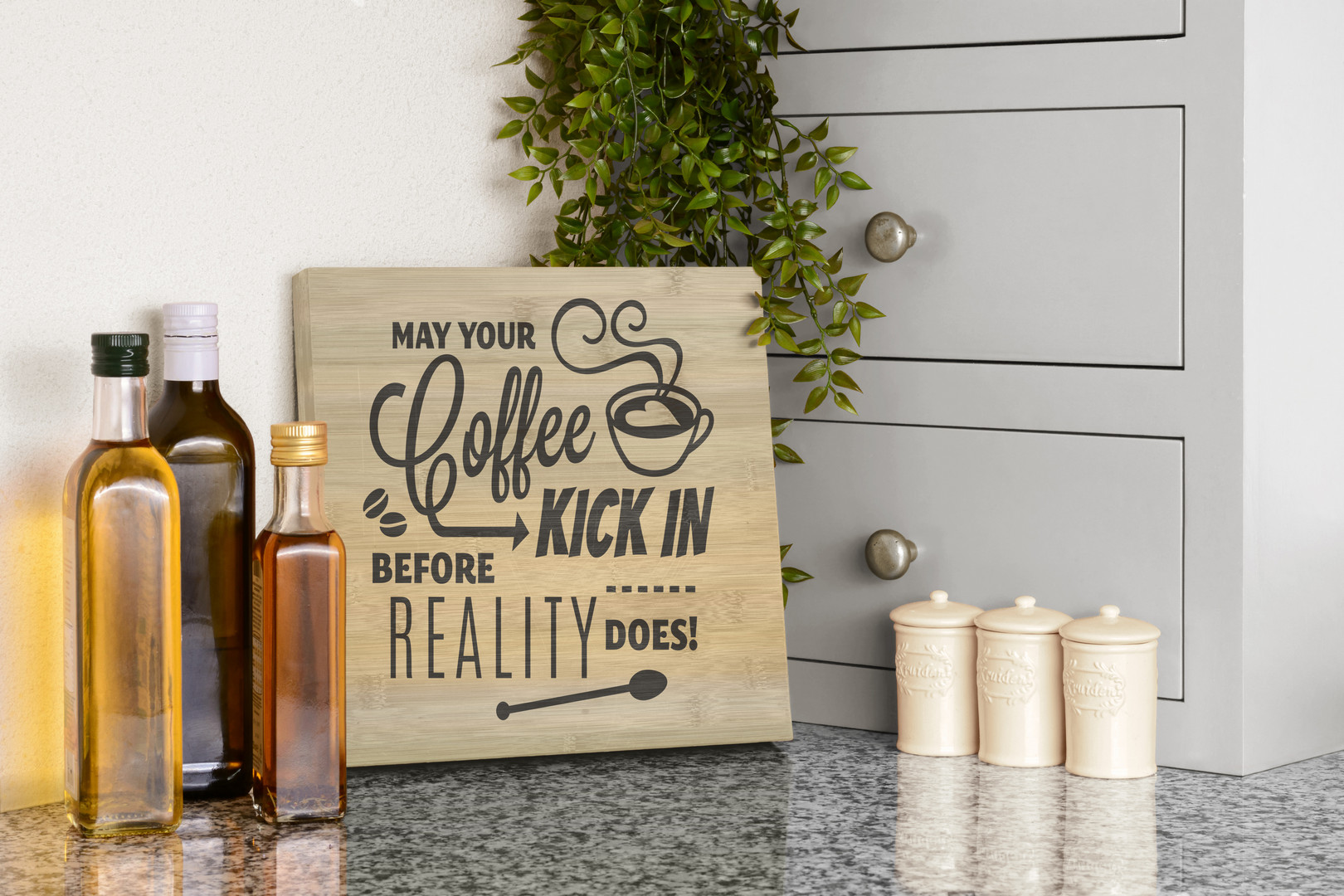Download Instant mock up Wood Sign Kitchen Cutting Board