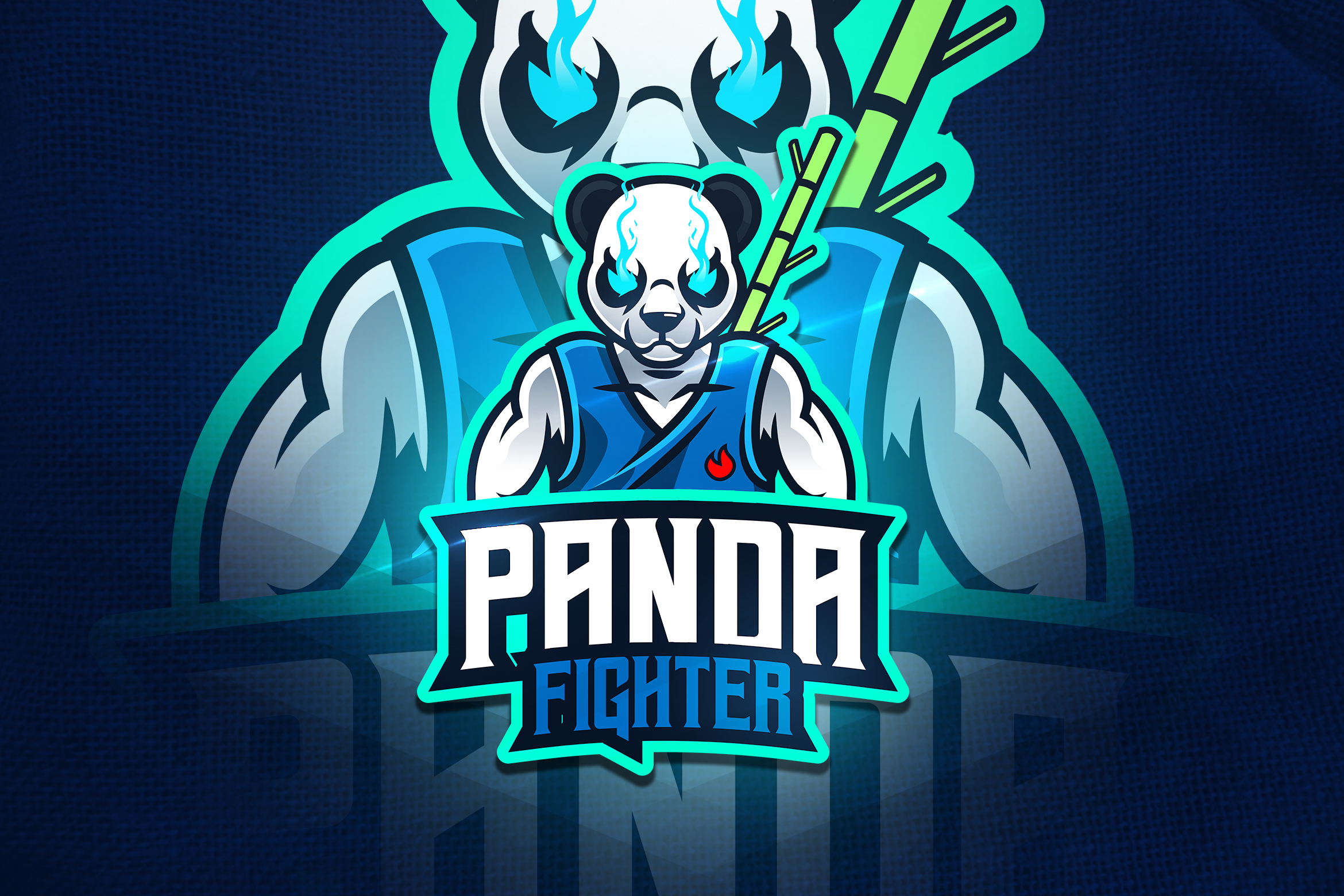 Panda Fighter - Mascot & Esport Logo