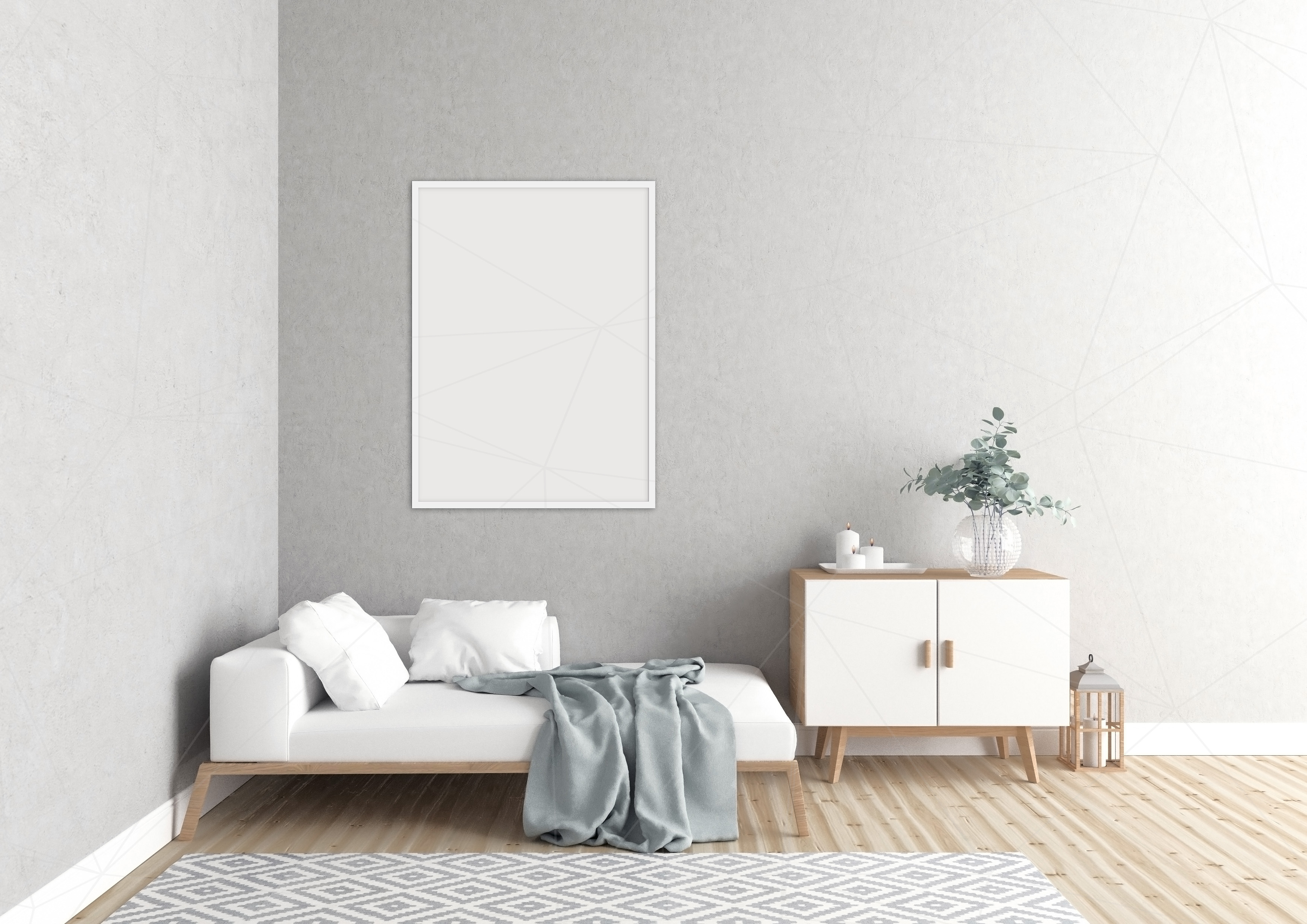 Download Interior mockup bundle - blank wall mock up (43327) | Mock Ups | Design Bundles