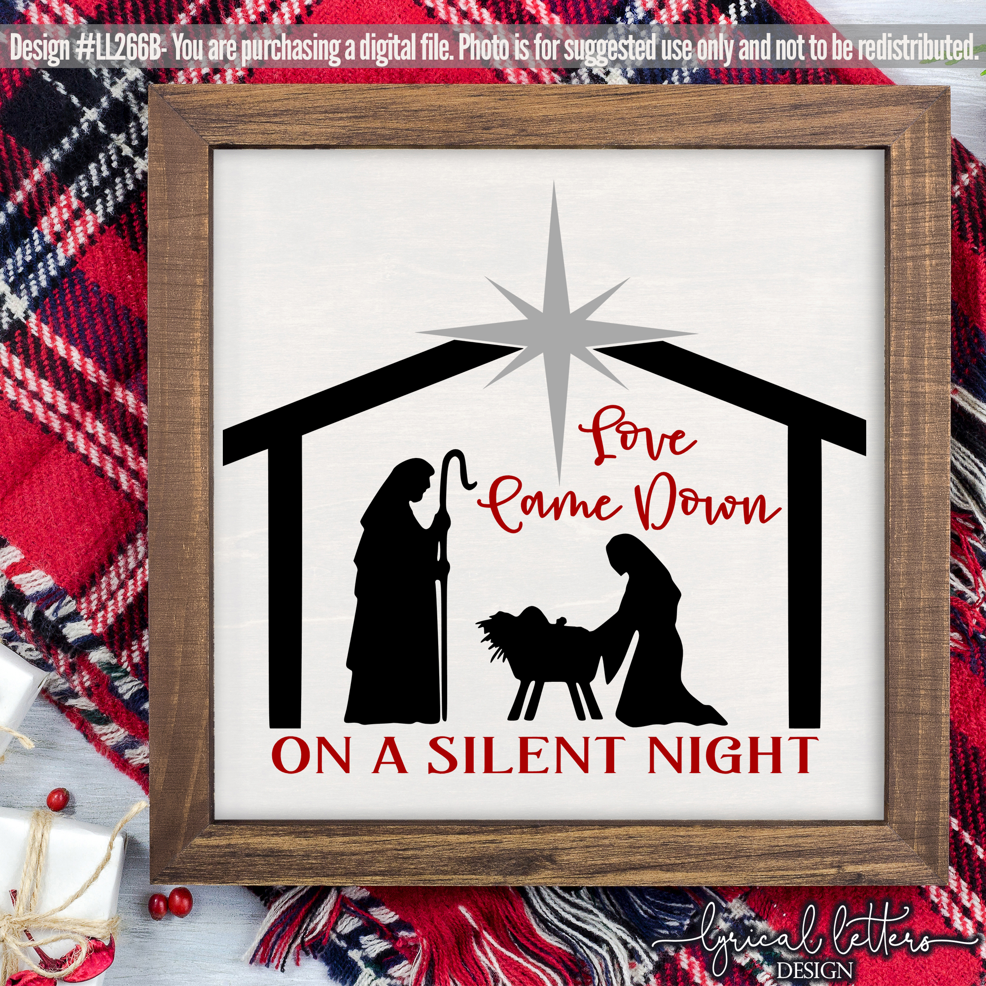 Download Religious Christmas Bundle of 5 SVG DXF FCM Cut Files LL266
