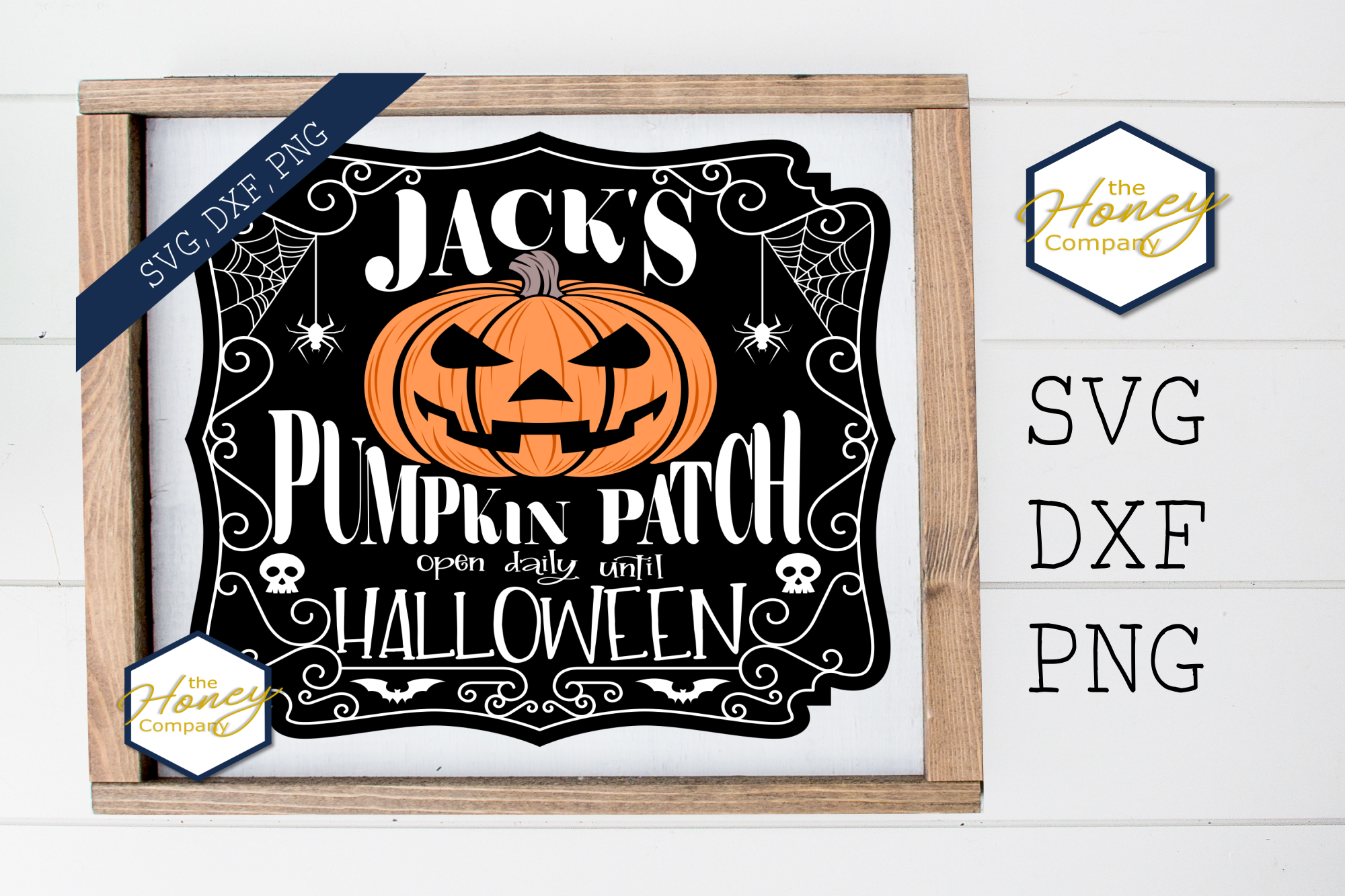 Pumpkin Patch Sign PNG SVG DXF Spooky Halloween Cut File