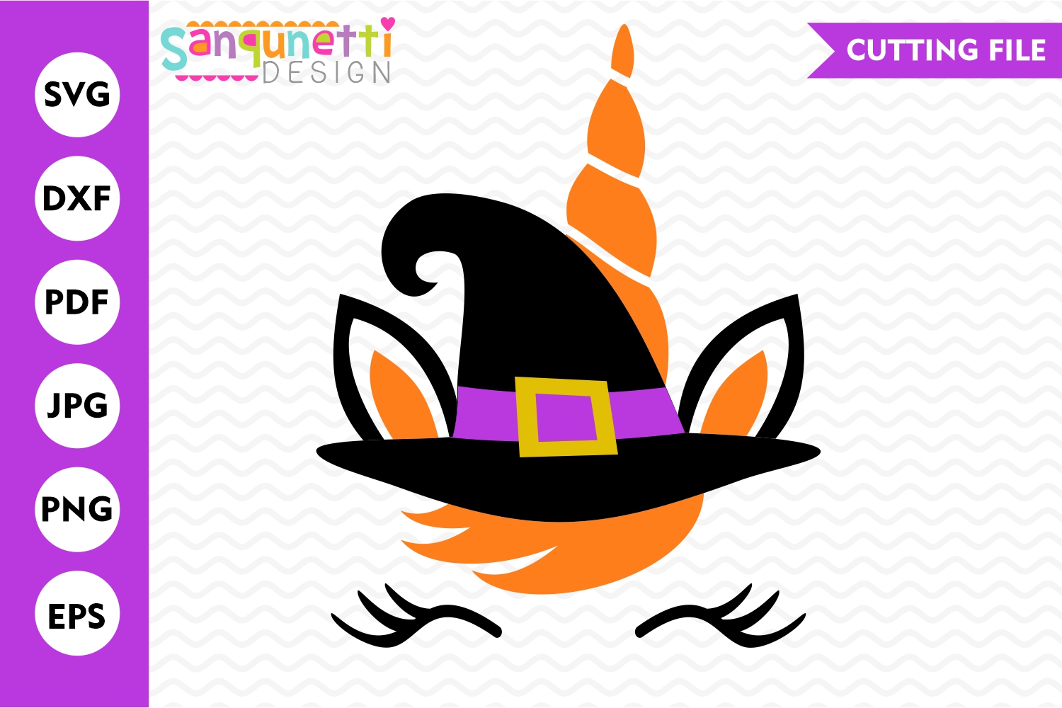 Download Unicorn witch SVG, Halloween cut file (306668) | Cut Files ...
