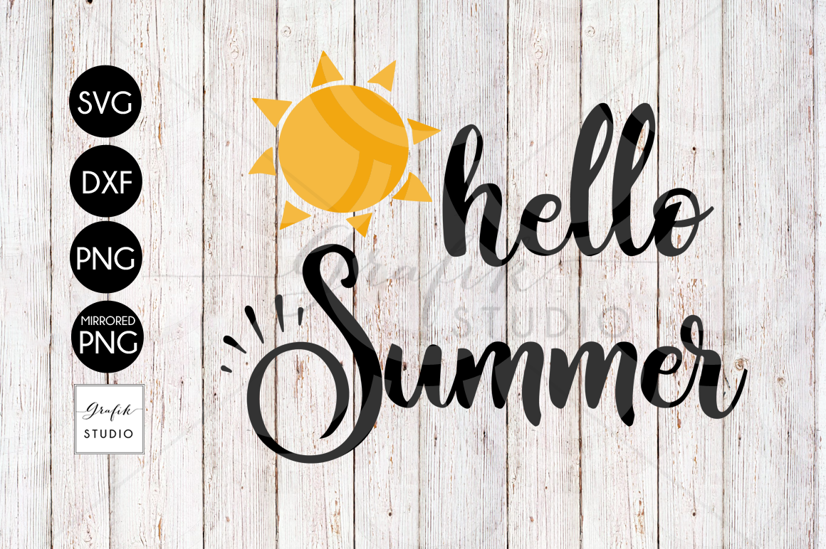 Download Hello Summer Beach SVG