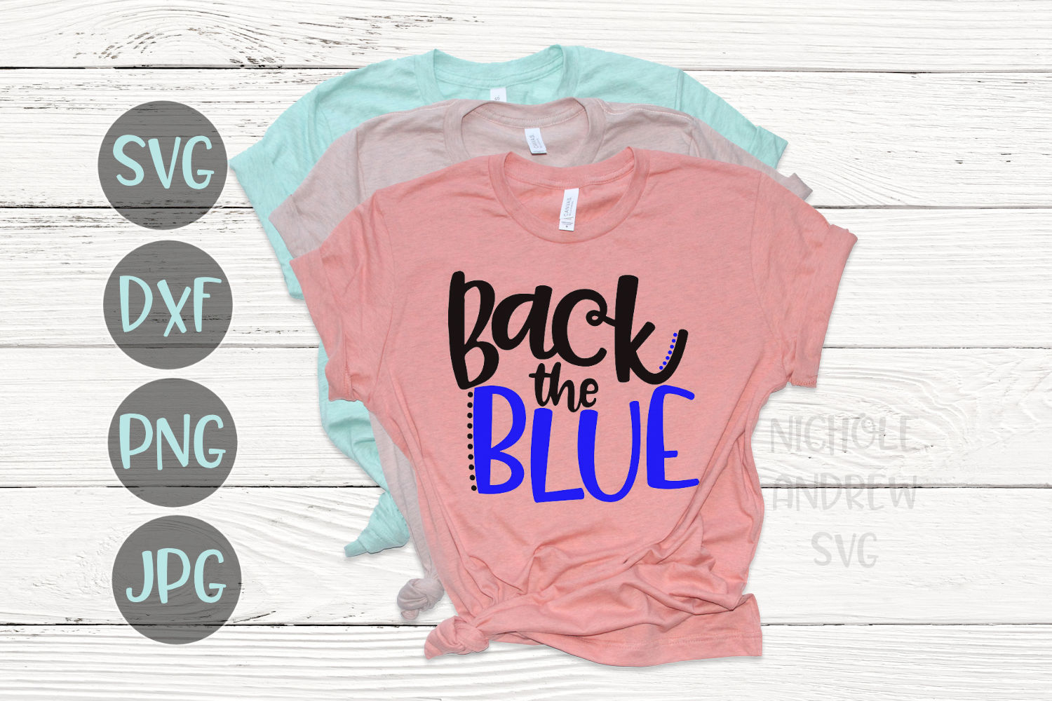 Download Back the Blue, Police support SVG, svg