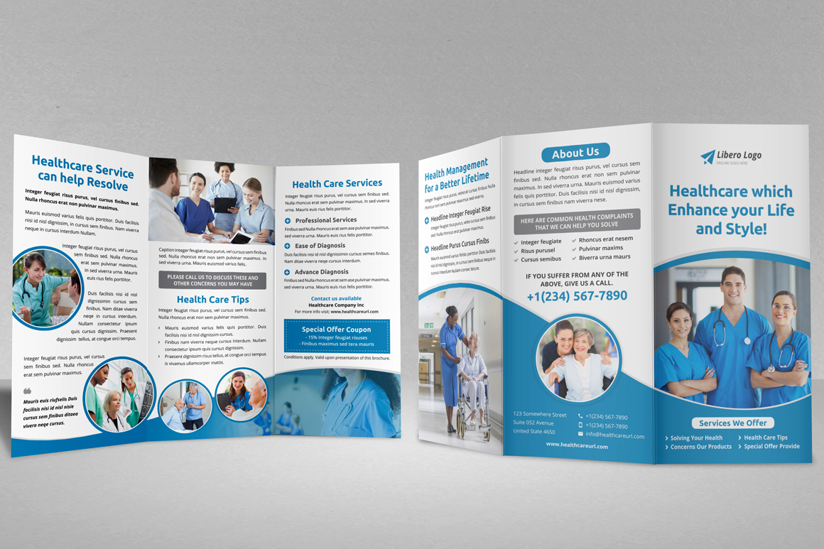 Medical Healthcare Trifold Brochure v2