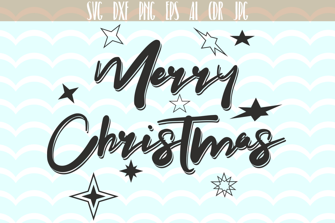 Download Merry Christmas SVG, Christmas vector - cutting files ...