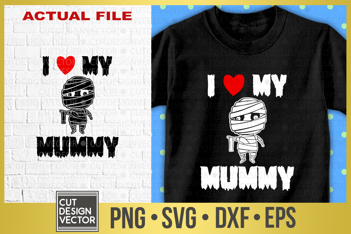 I Love My Mummy SVG (355808) | SVGs | Design Bundles