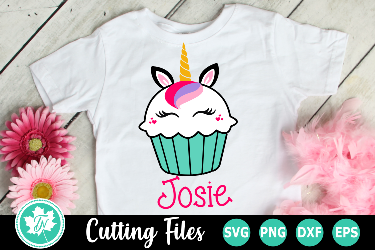 Unicorn Cupcake - A Birthday SVG Cut File