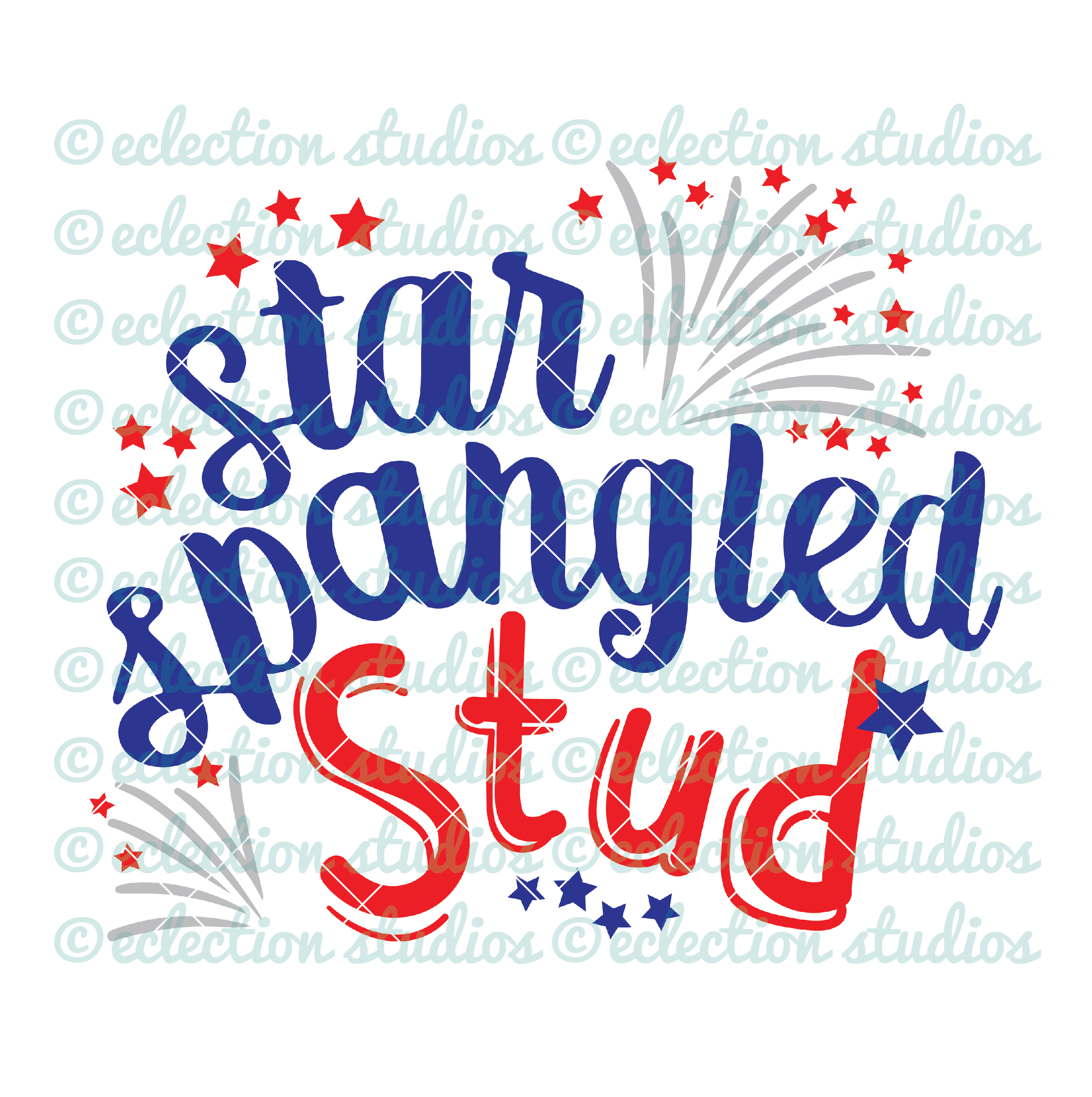 Download Star Spangled Stud SVG