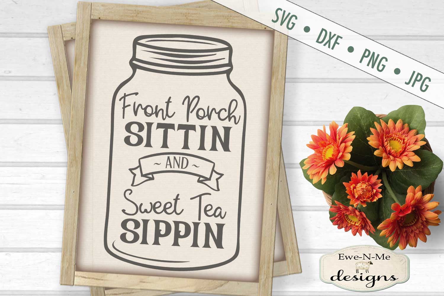 Download Front Porch Sittin Sweet Tea Sippin - Summer - SVG DXF File