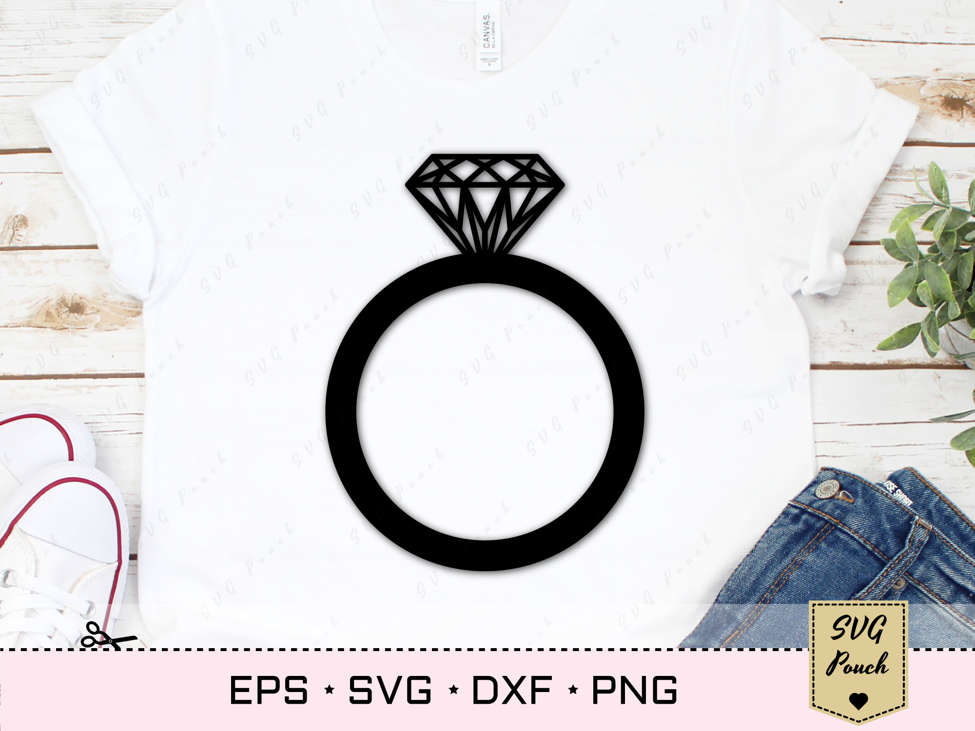 Download Diamond Ring Svg