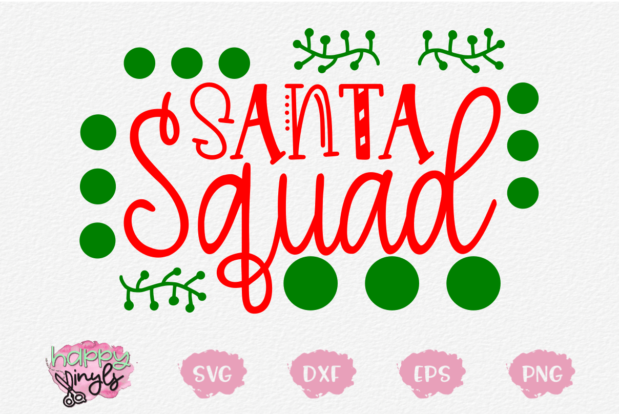 Christmas Santa Squad - A Christmas SVG (298045) | SVGs | Design Bundles
