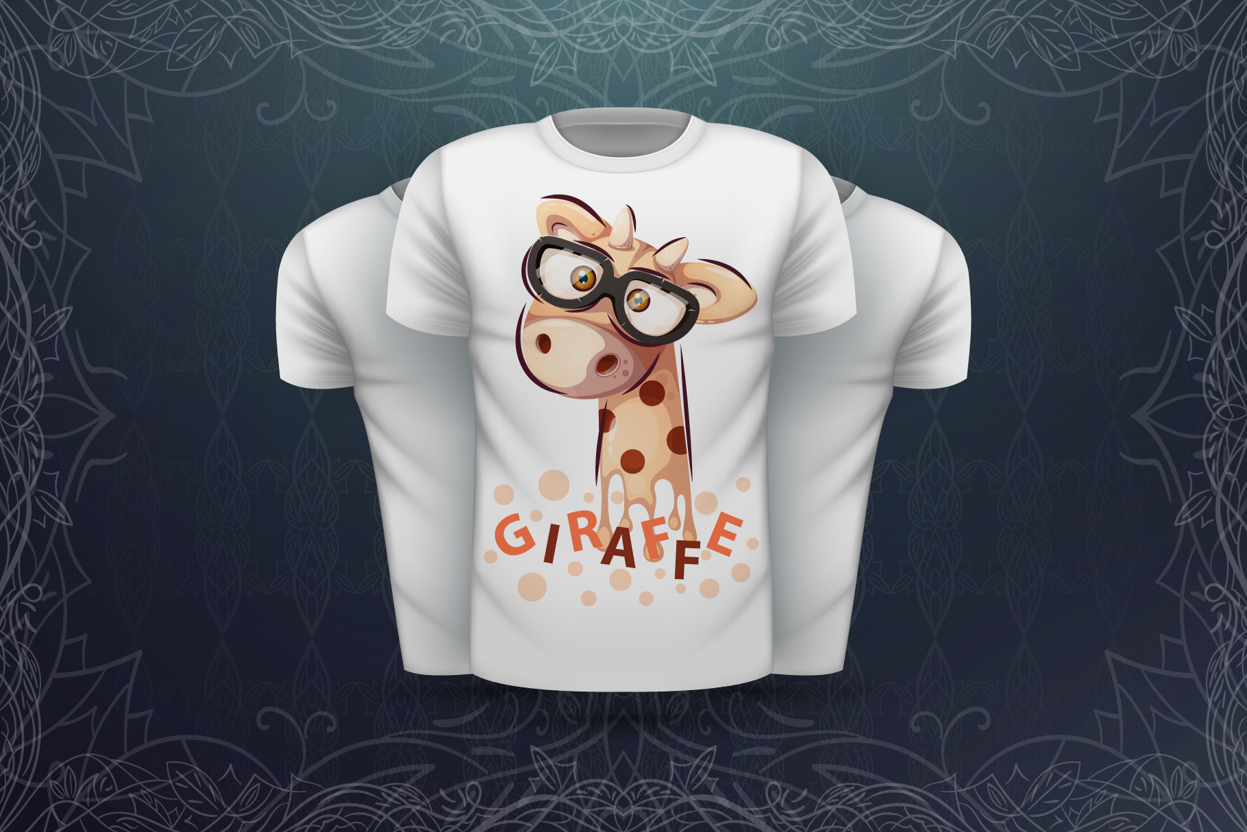 Set cute animal - for print t-shirt (345925) | Illustrations | Design ...